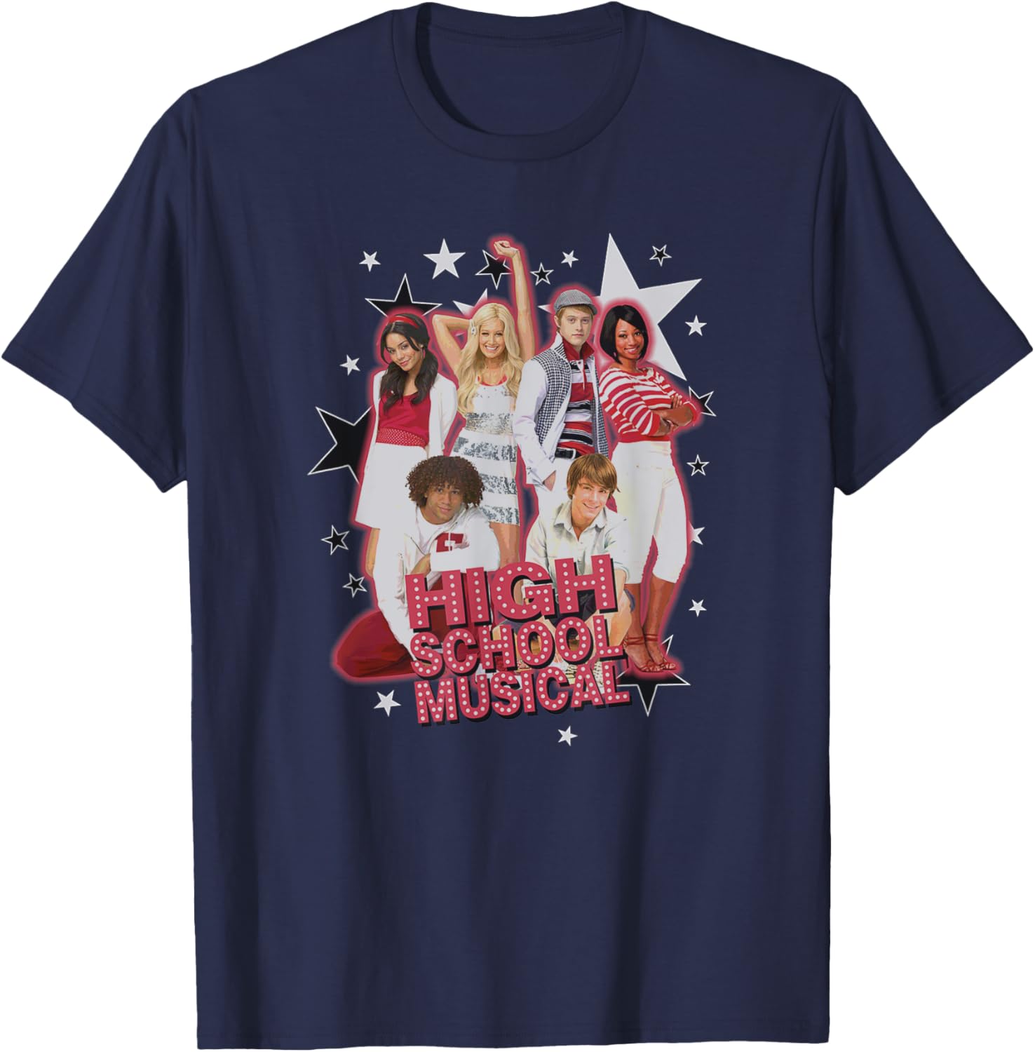 Disney High School Musical Vintage Group Shot T-Shirt for Fans - 5