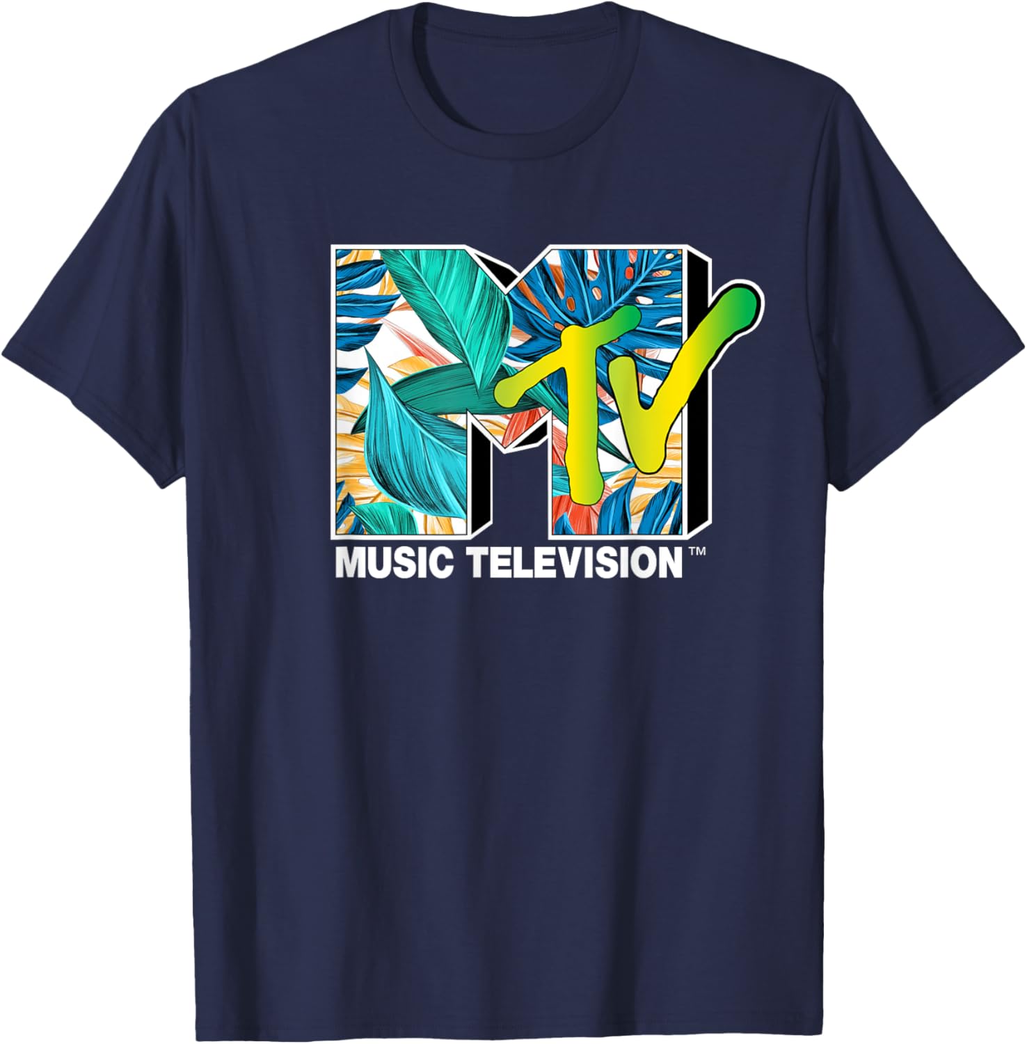 Mademark x MTV Tropical Plants T-Shirt for Stylish Comfort and Vibe - 6