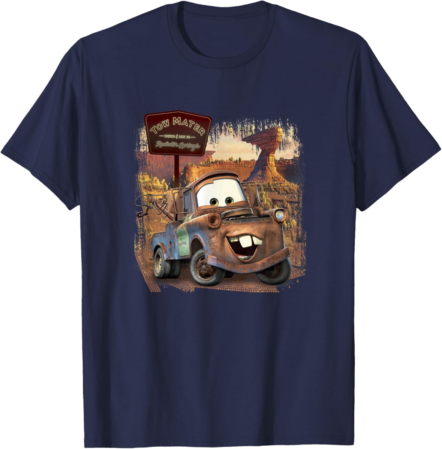 Disney Pixar Cars Tow Mater Radiator Springs T-Shirt for Kids and Adults - 10
