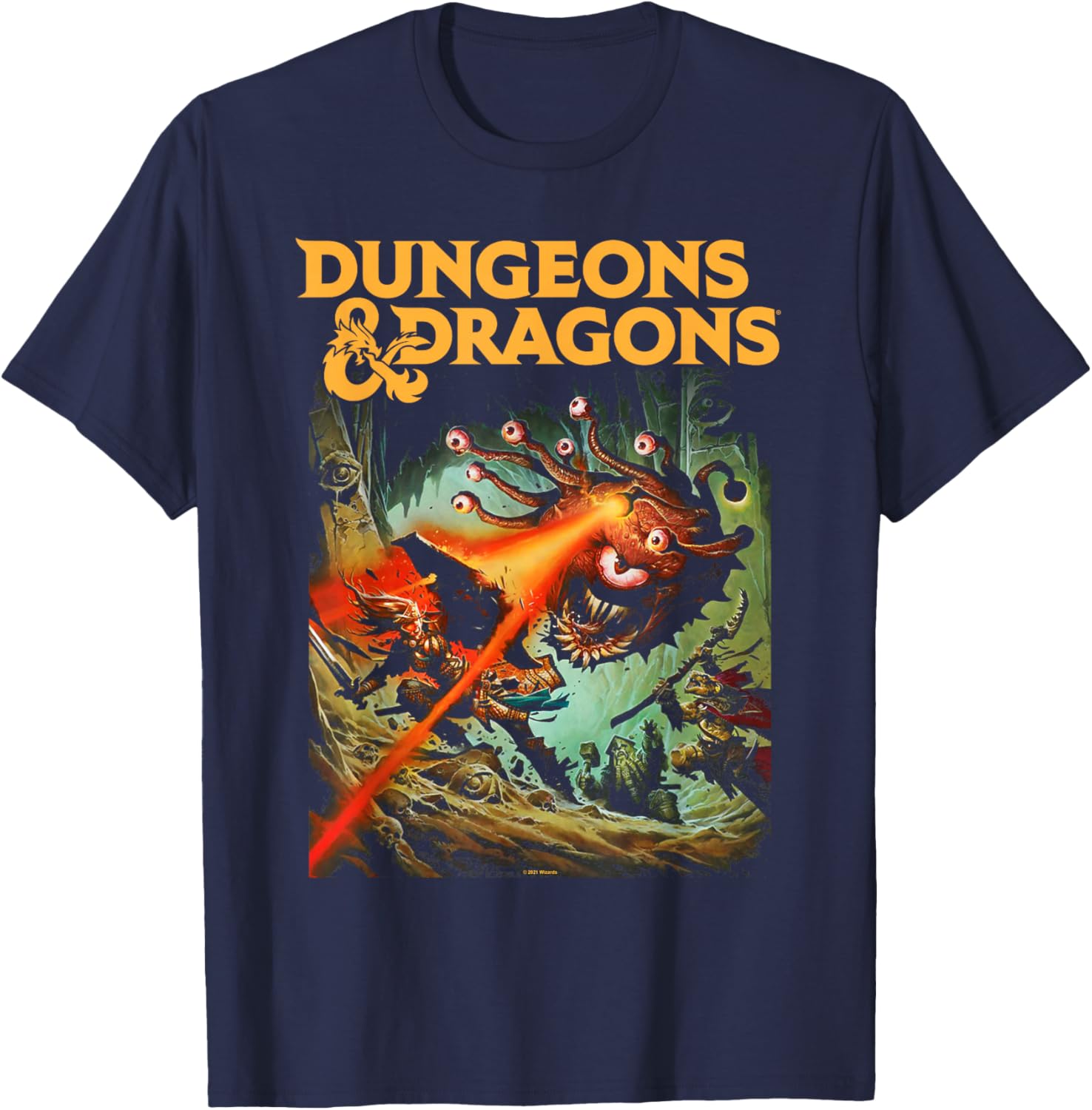 Dungeons and Dragons Beholder T-Shirt for Fantasy Game Fans - 5