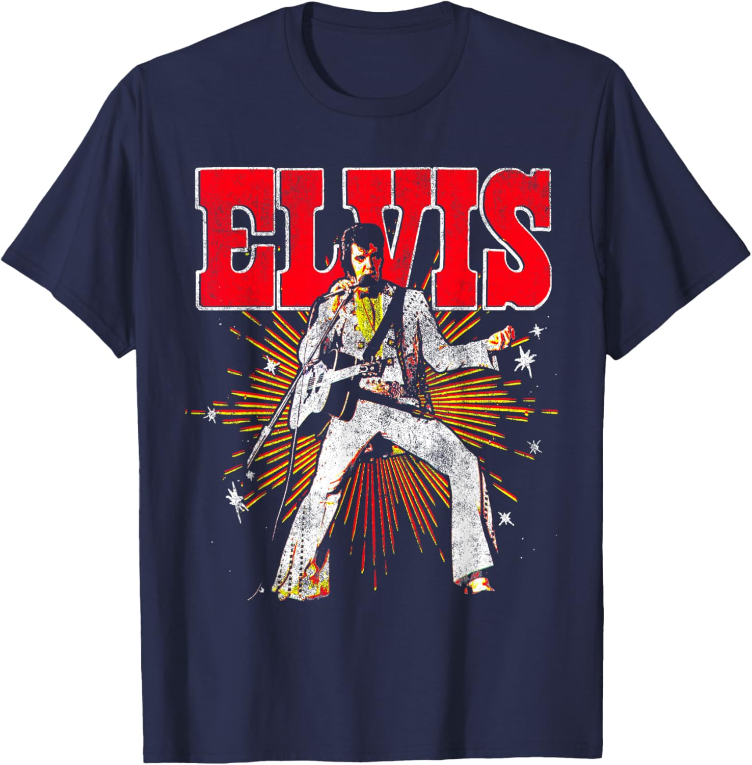 Elvis Presley Retro Short Sleeve T-Shirt for Fans and Collectors - 8
