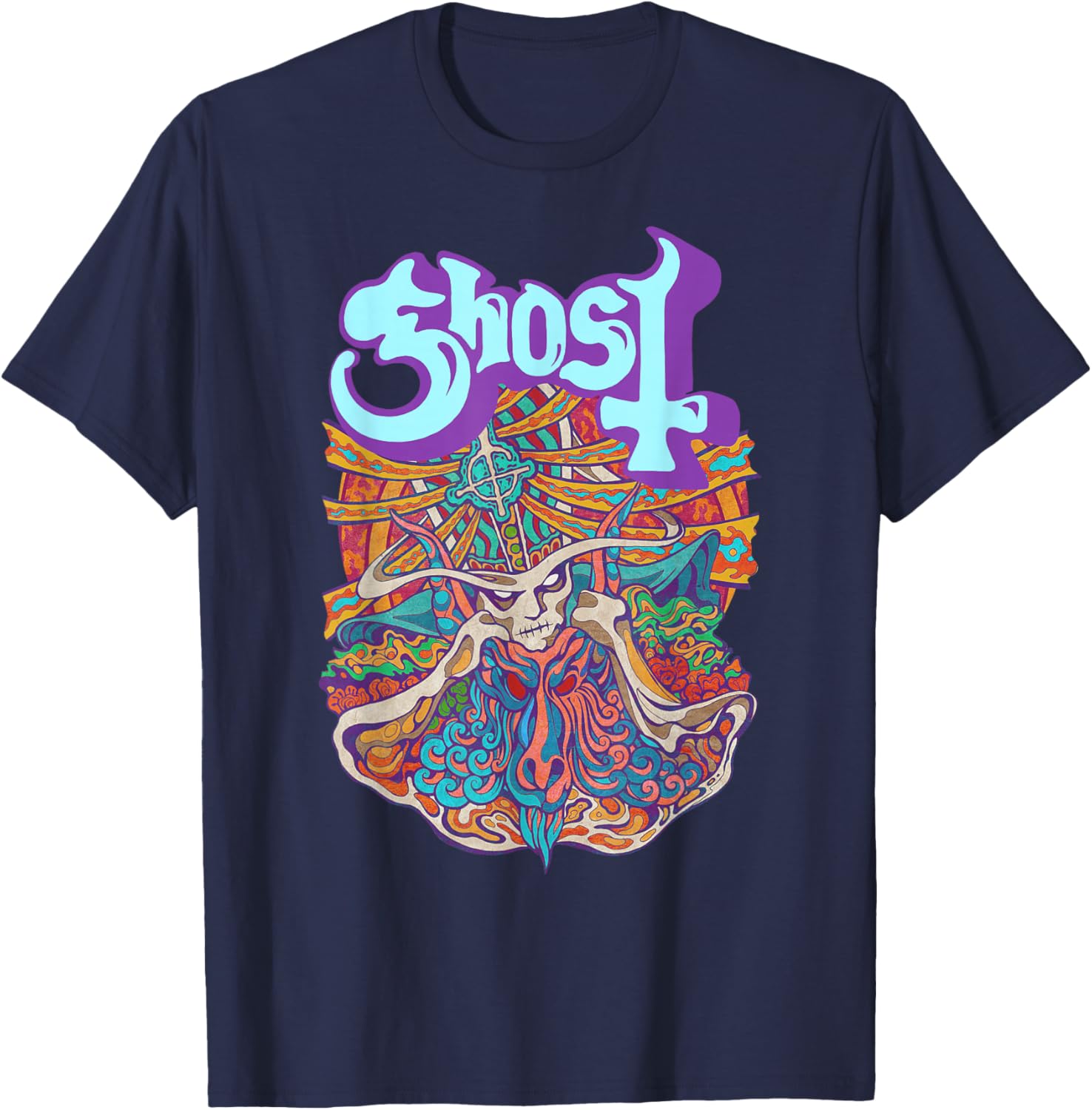 Ghost Seven Inches of Satanic Panic T-Shirt for Music Fans and Collectors - 2