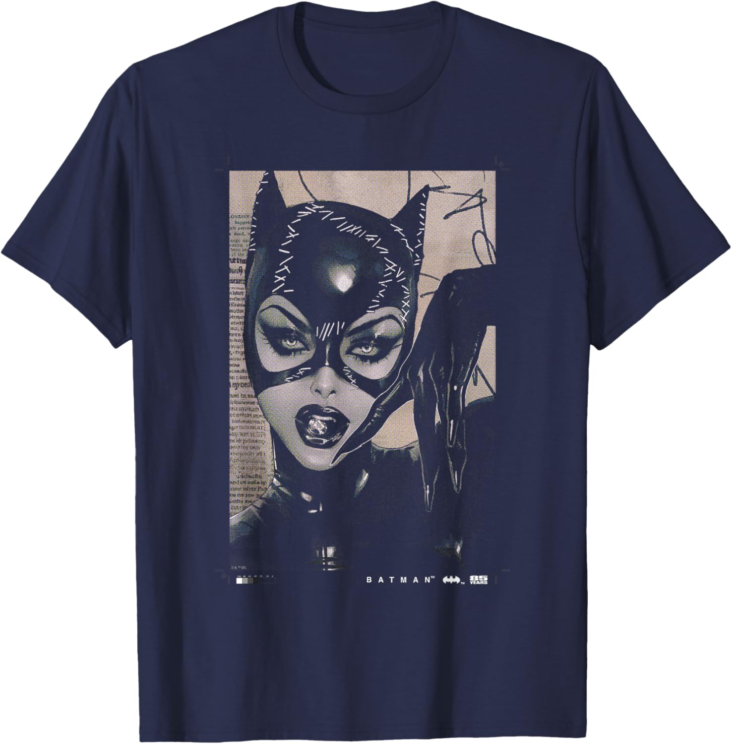 Batman Catwoman 85th Anniversary T-Shirt Vintage Comic Cover Design - 3