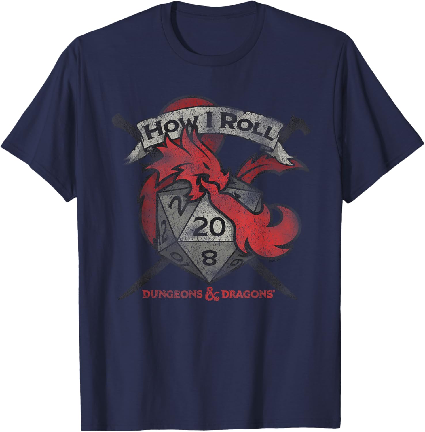 Dungeons and Dragons How I Roll T-Shirt for Gamers and Adventurers - 7