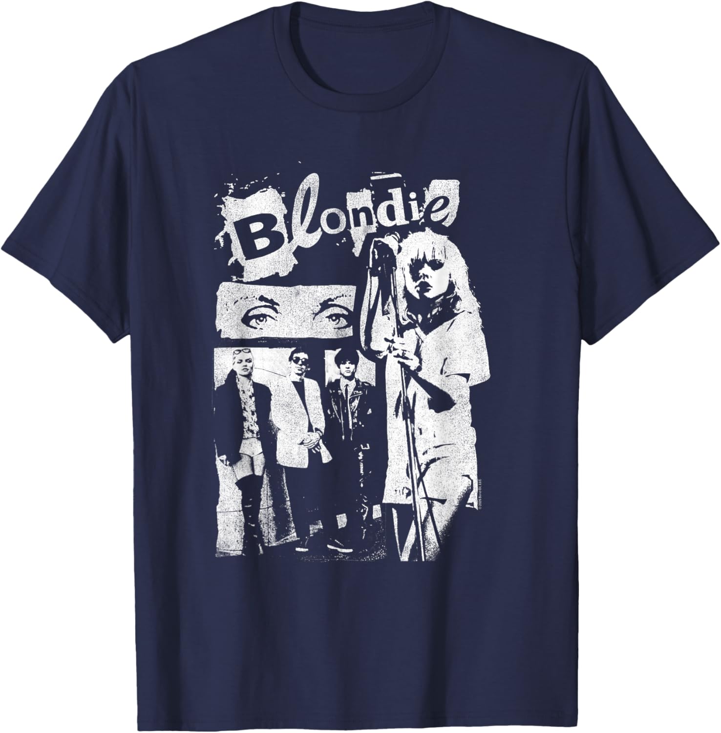 Blondie Punk Zine Collage Vintage Band T-Shirt for Trendy Music Lovers - 5