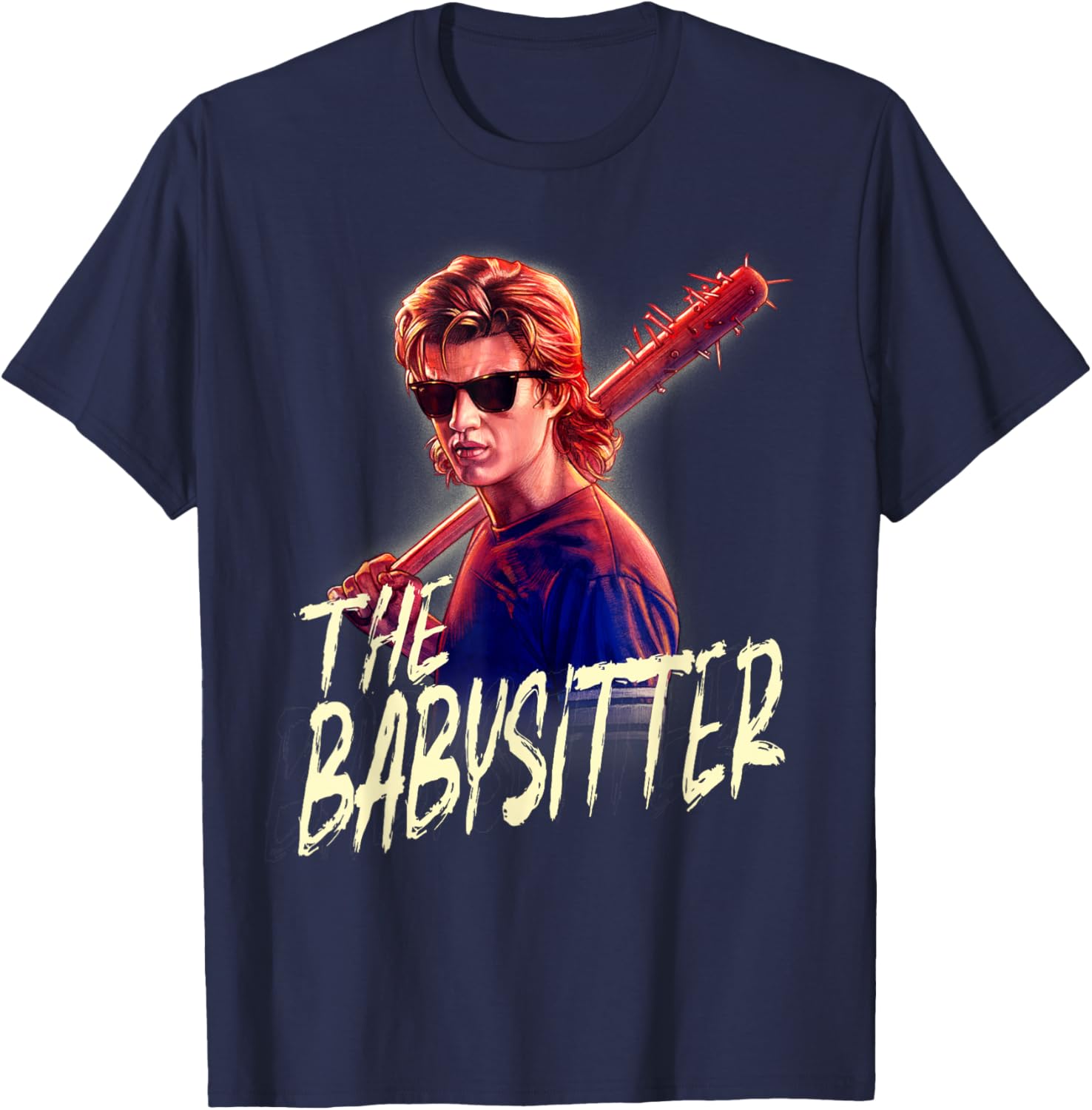 Stranger Things Steve The Babysitter Portrait T-Shirt for Fans - 4