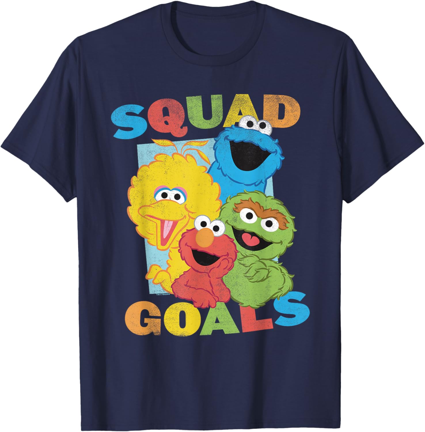 Sesame Street Squad Goals T-Shirt for Fun and Friendship Apparel - 9