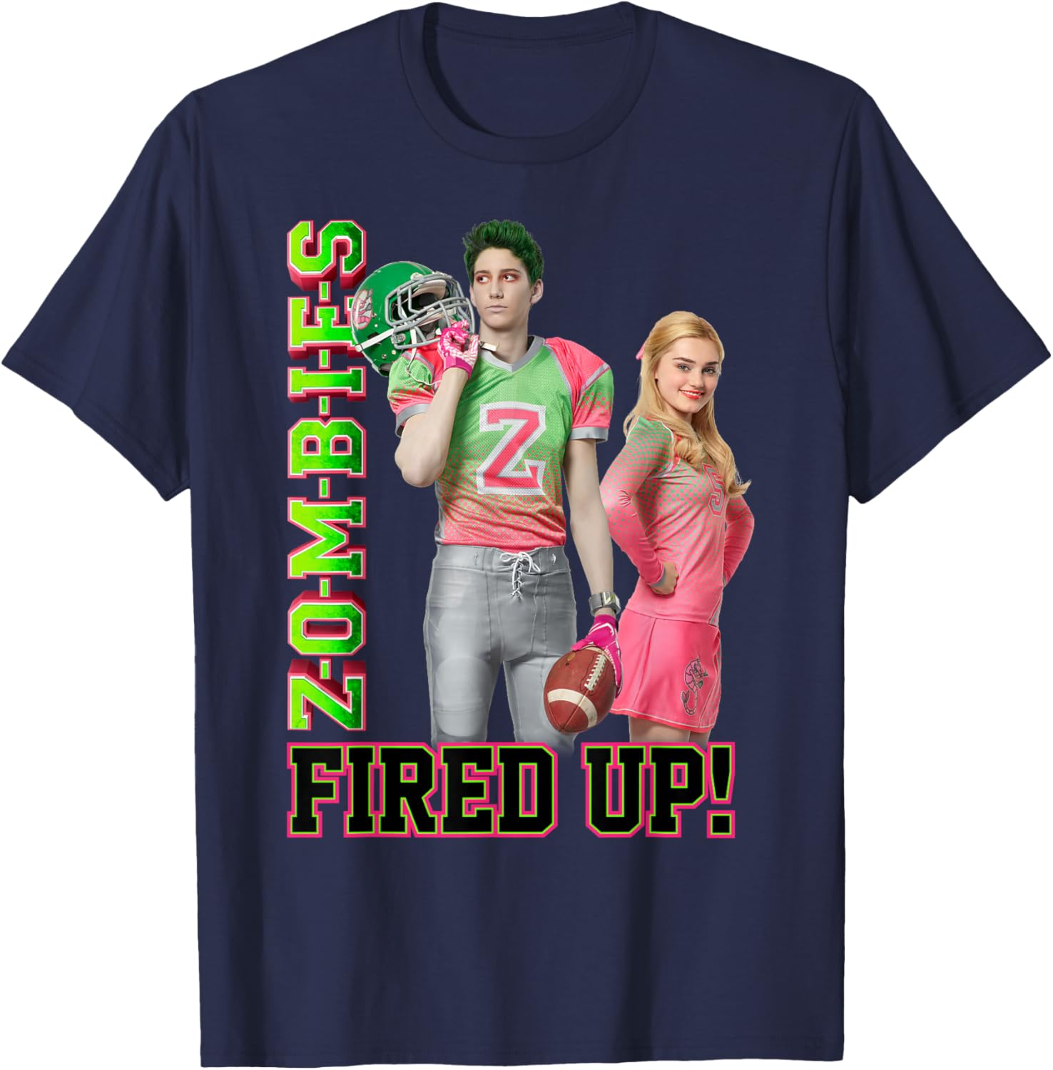 Disney Zombies Fired Up T-Shirt for Kids Cool Graphic Tee - 3