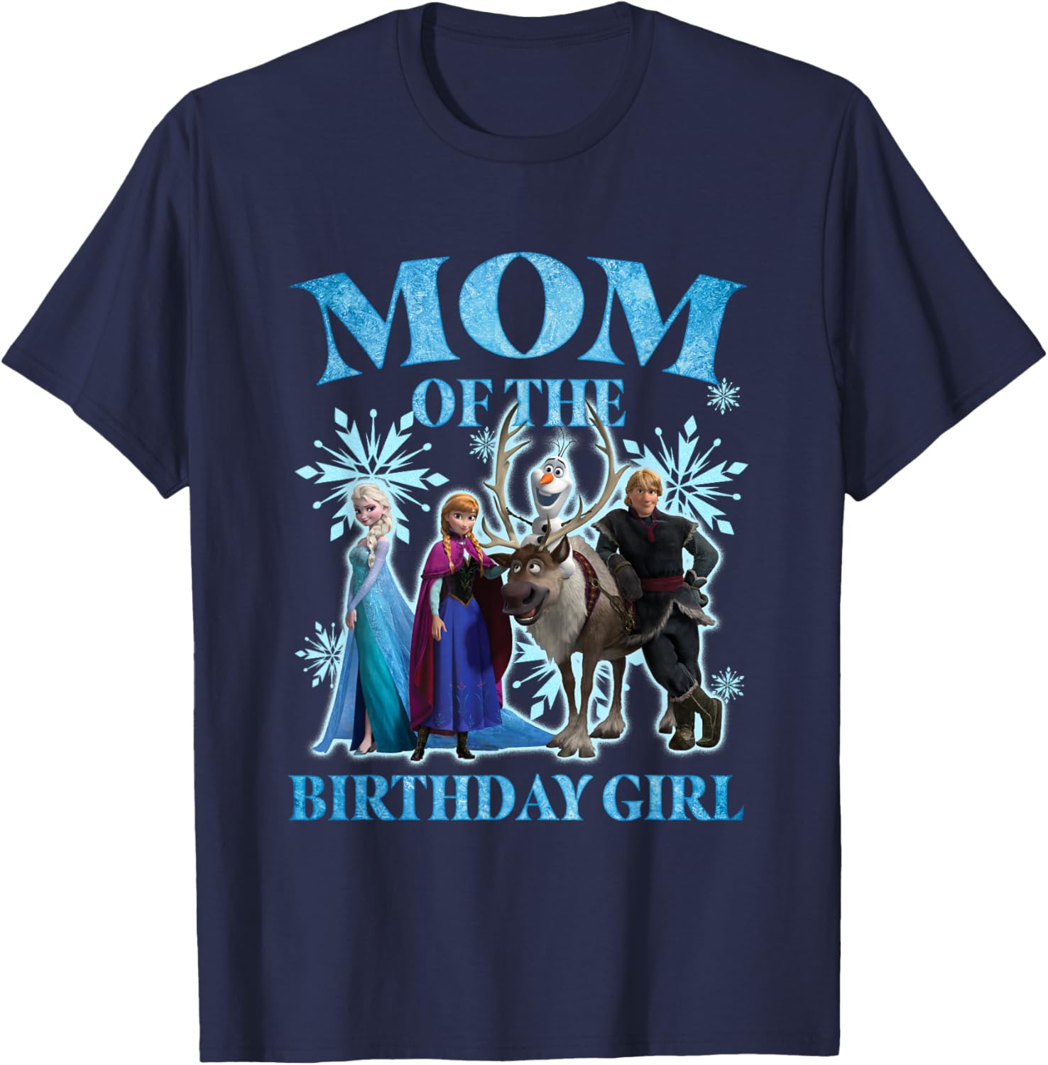Disney Frozen Mom of the Birthday Girl T-Shirt for Fun Celebrations - 3