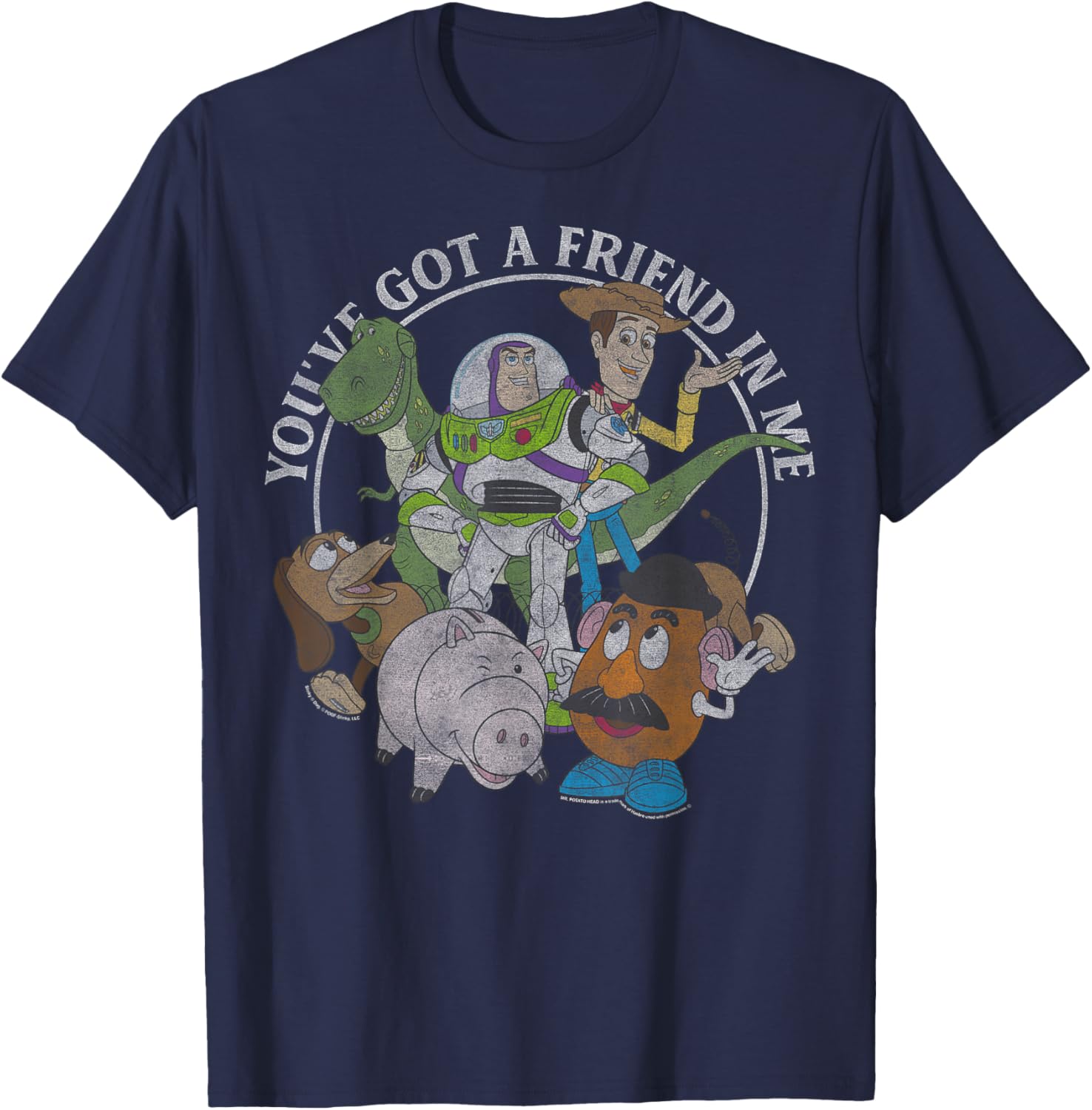 Disney Pixar Toy Story You've Got A Friend In Me Group Shot T-Shirt - 10
