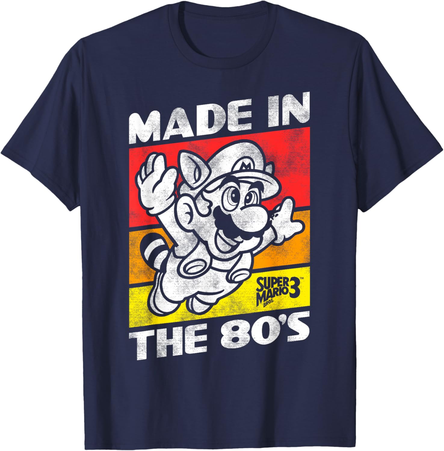 Retro Nintendo Super Mario 3 T-Shirt for 80's Gaming Fans - 9