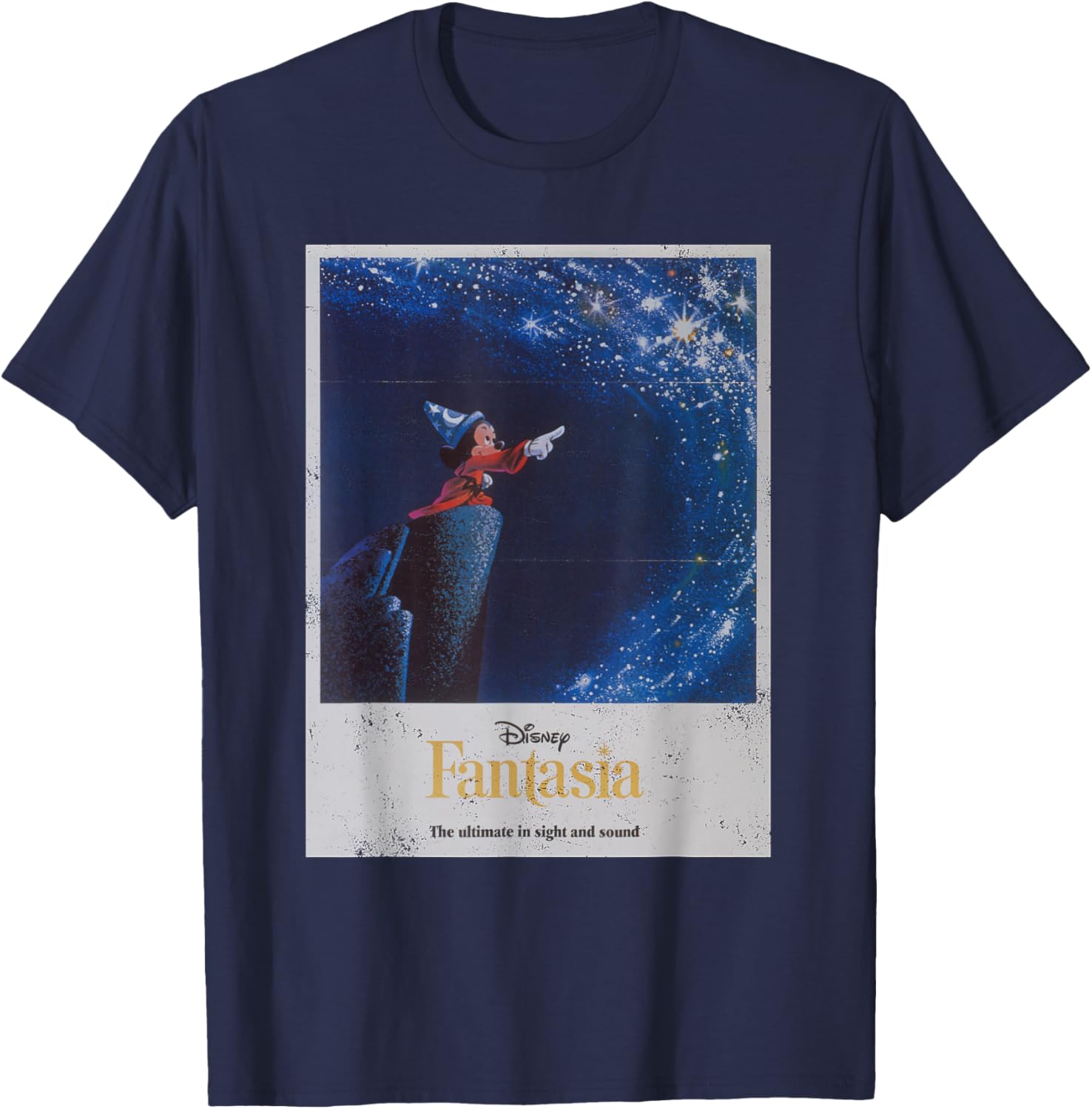 Disney Mickey Mouse Fantasia Retro Poster T-Shirt for Fans and Collectors - 29