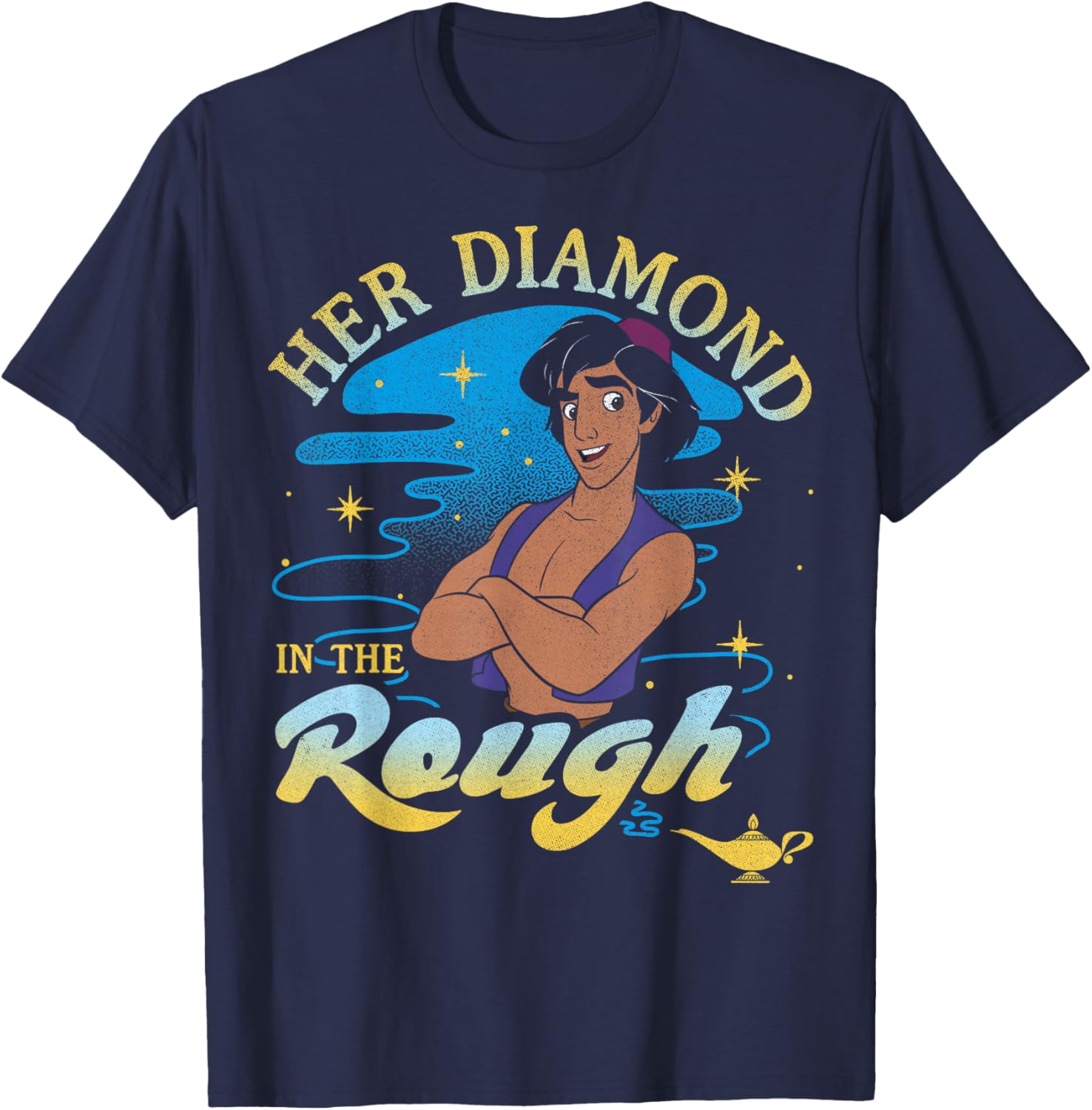 Disney Aladdin Diamond In The Rough Portrait T-Shirt for Fans - 8