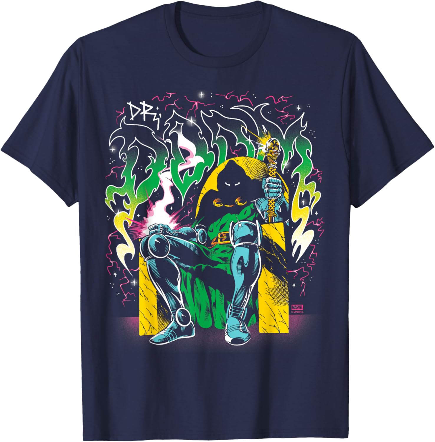 Fantastic Four Dr. Doom Metal T-Shirt for Marvel Fans and Collectors - 3