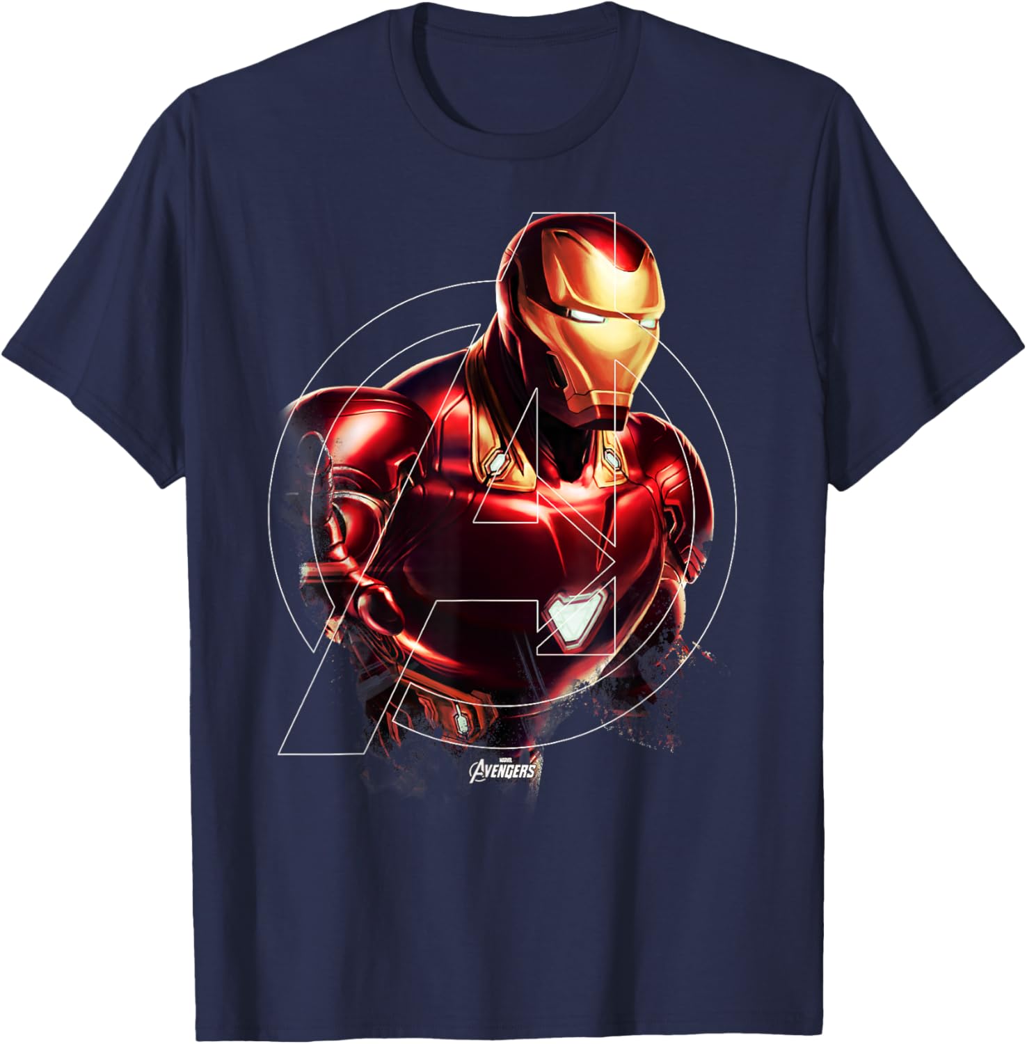 Iron Man Portrait Graphic T-Shirt Marvel Avengers Endgame Apparel - 7