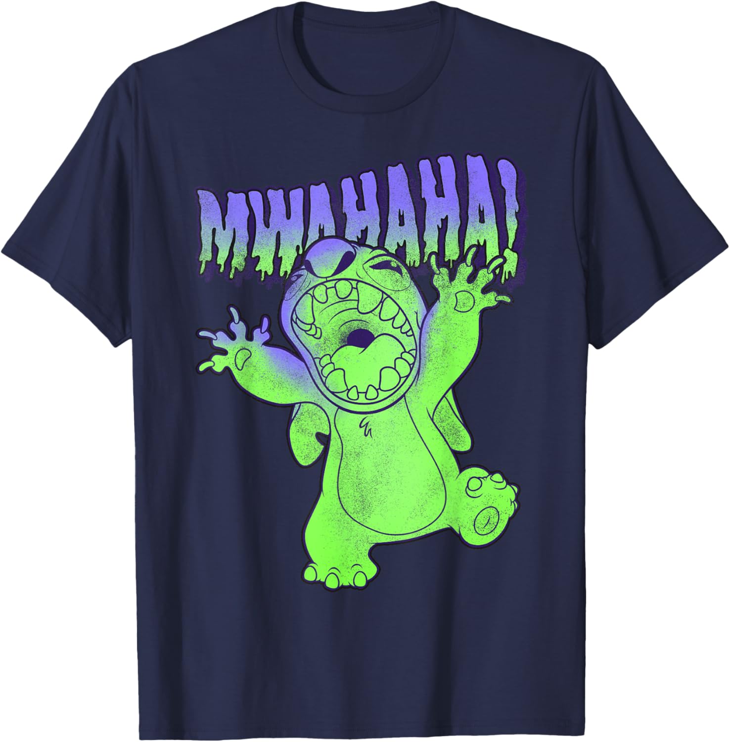 Disney Lilo & Stitch Halloween Stitch Mwahaha T-Shirt for Fun Celebrations - 8