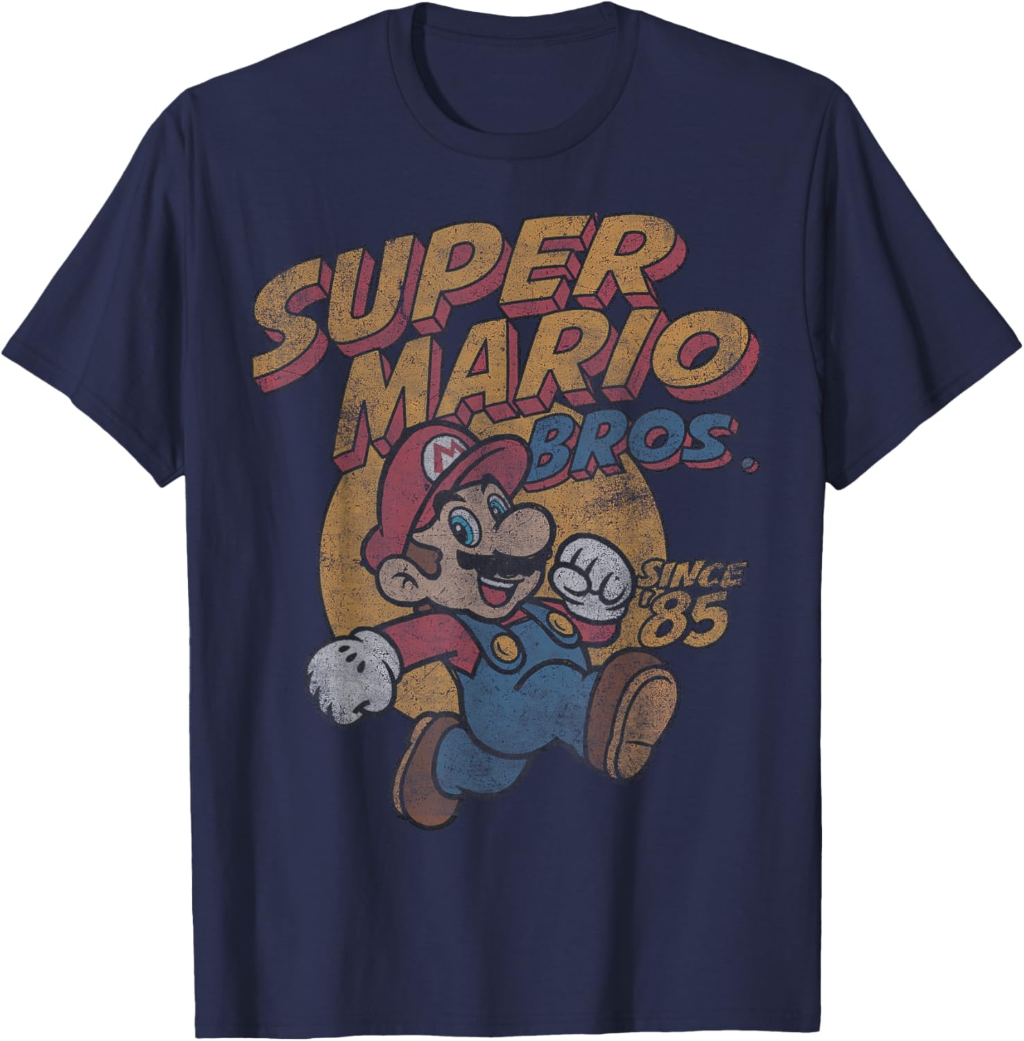 Super Mario Bros Since 85 Vintage Poster T-Shirt for Gaming Fans - 12