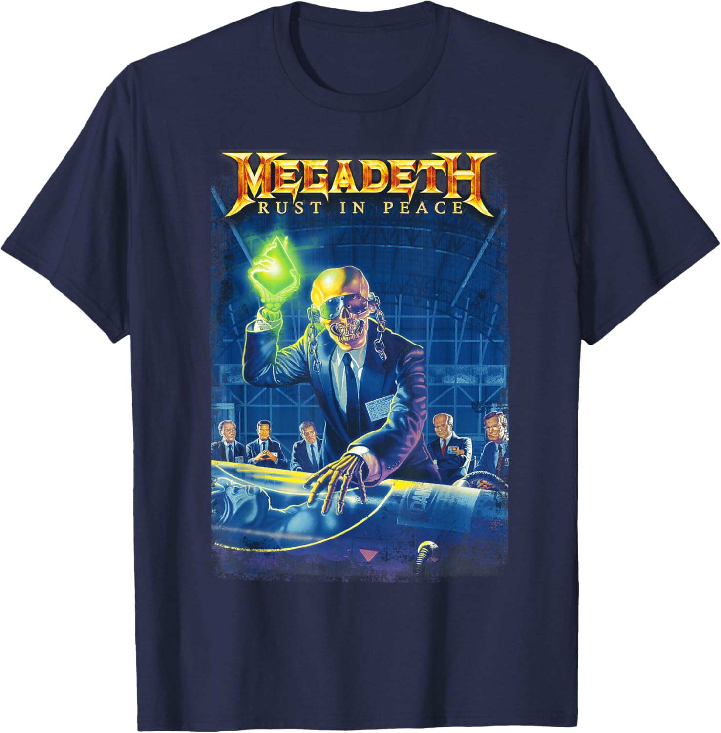 Megadeth Rust in Peace T-Shirt for Fans of Iconic Rock Metal Fashion - 1