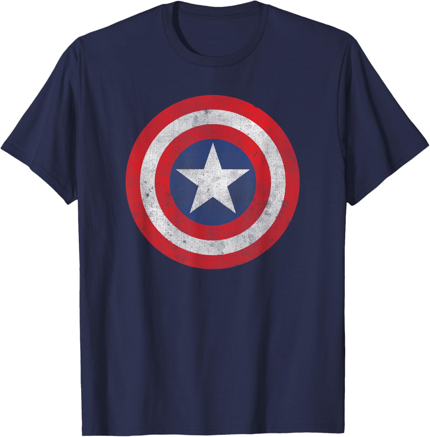 Retro Captain America Shield Costume T-Shirt for Marvel Fans - 7