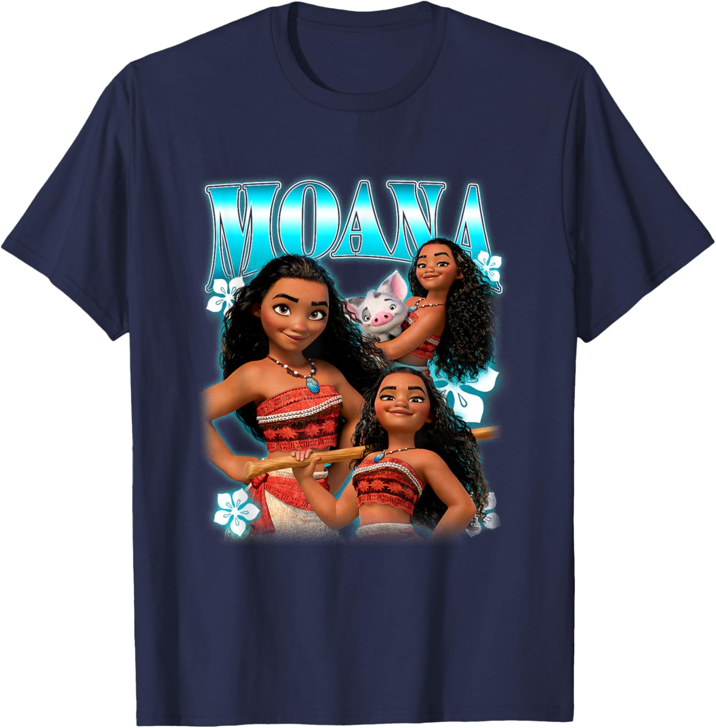 Disney Moana Pua and Moana Collage T-Shirt for Kids and Fans - 6