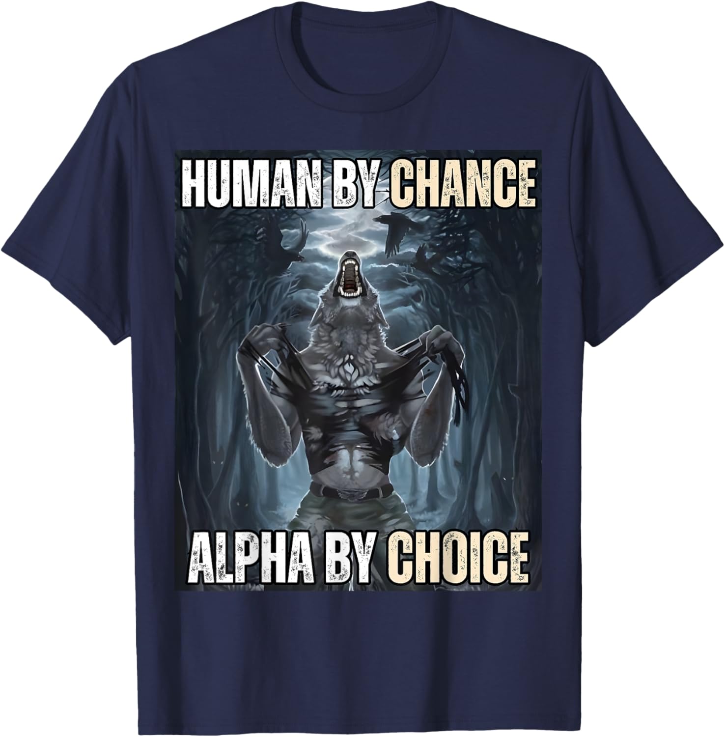 Funny Alpha Wolf Meme T-Shirt for Cool and Unique Style Fans - 6