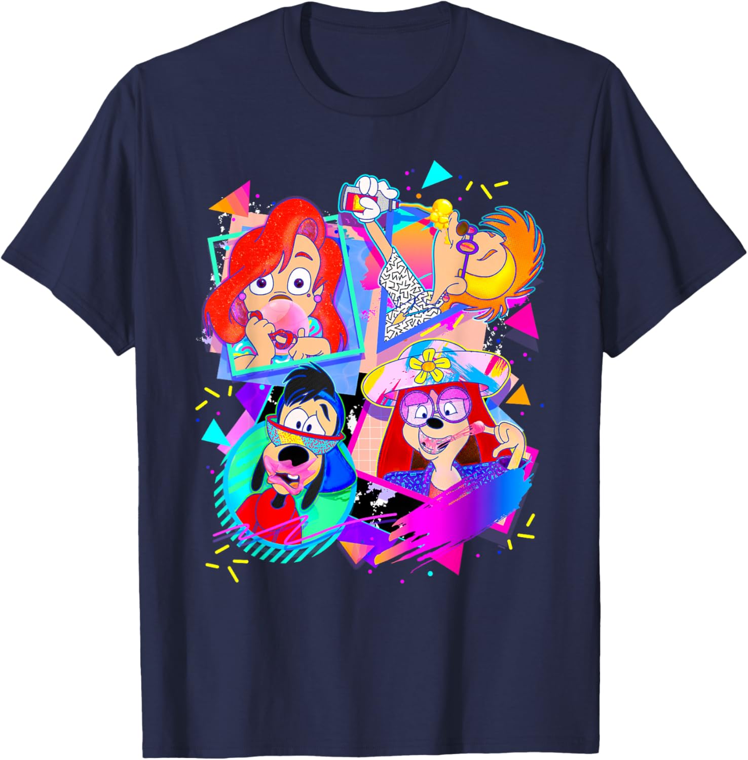 Disney A Goofy Movie Bubble Gum Retro T-Shirt for 90s Fans - 19