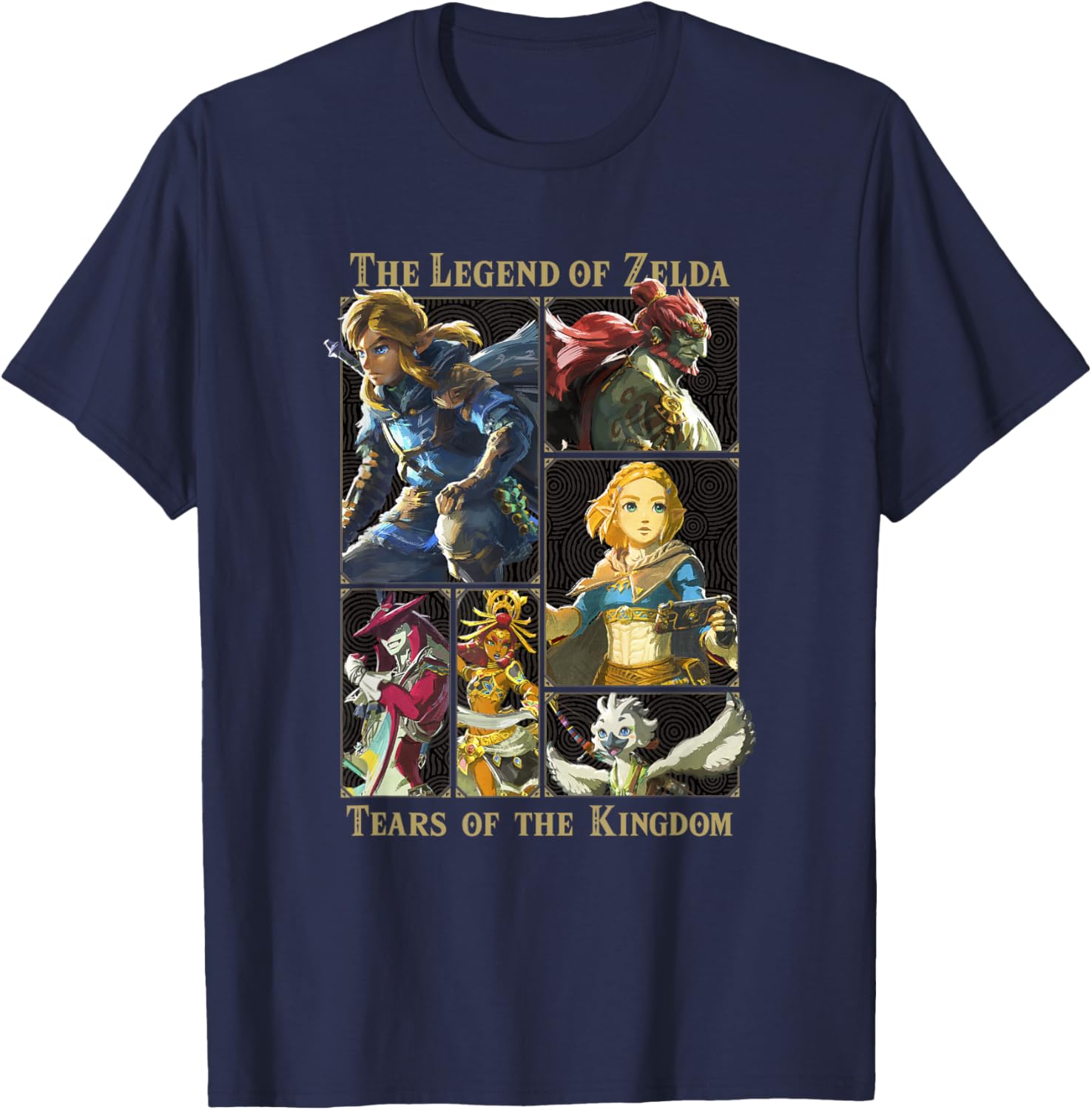 The Legend of Zelda Tears of the Kingdom Character Box Up T-Shirt - 2