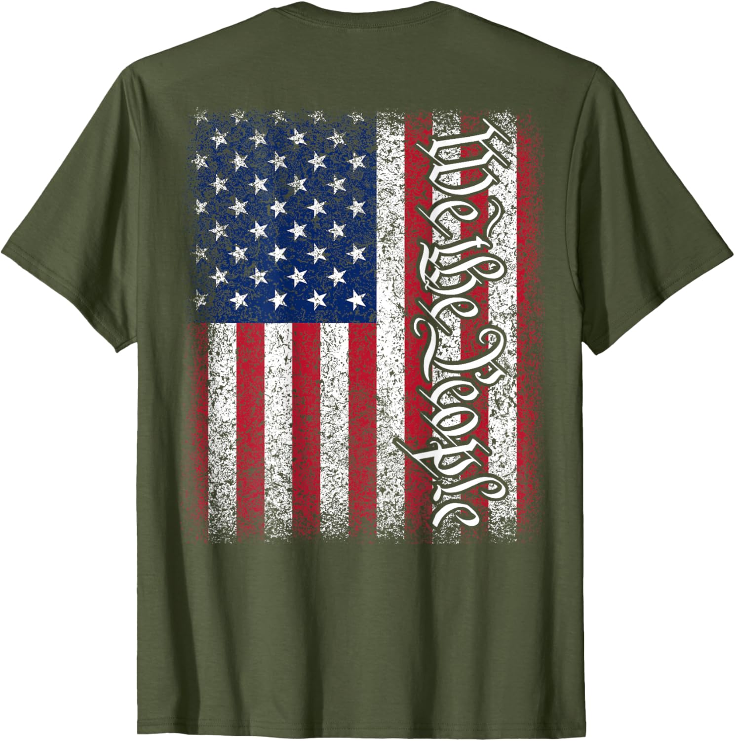 We The People Patriotic T-Shirt with American Flag Design for Proud Americans - 14