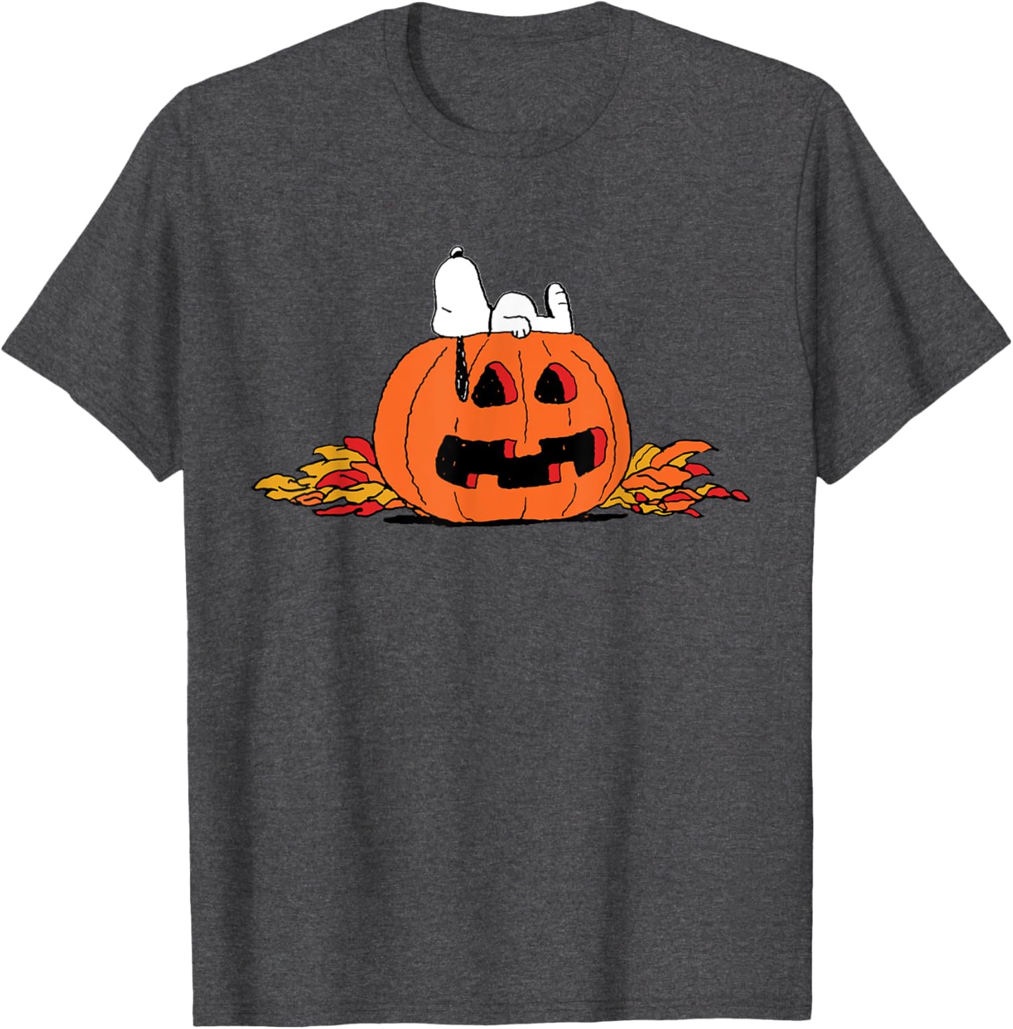 Peanuts Snoopy Lantern Halloween T-Shirt Fun and Festive Apparel - 2
