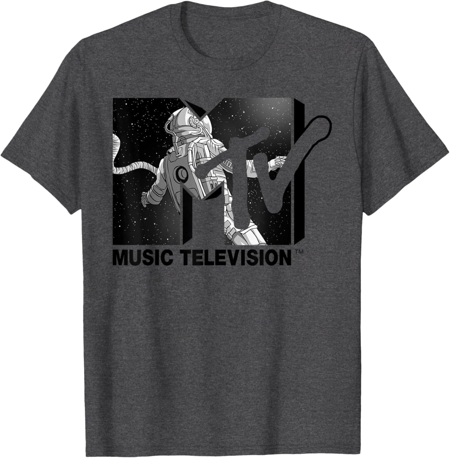 Mademark x MTV Astronaut Stratosphere Tee - Cool Graphic T-Shirt for Fans - 18