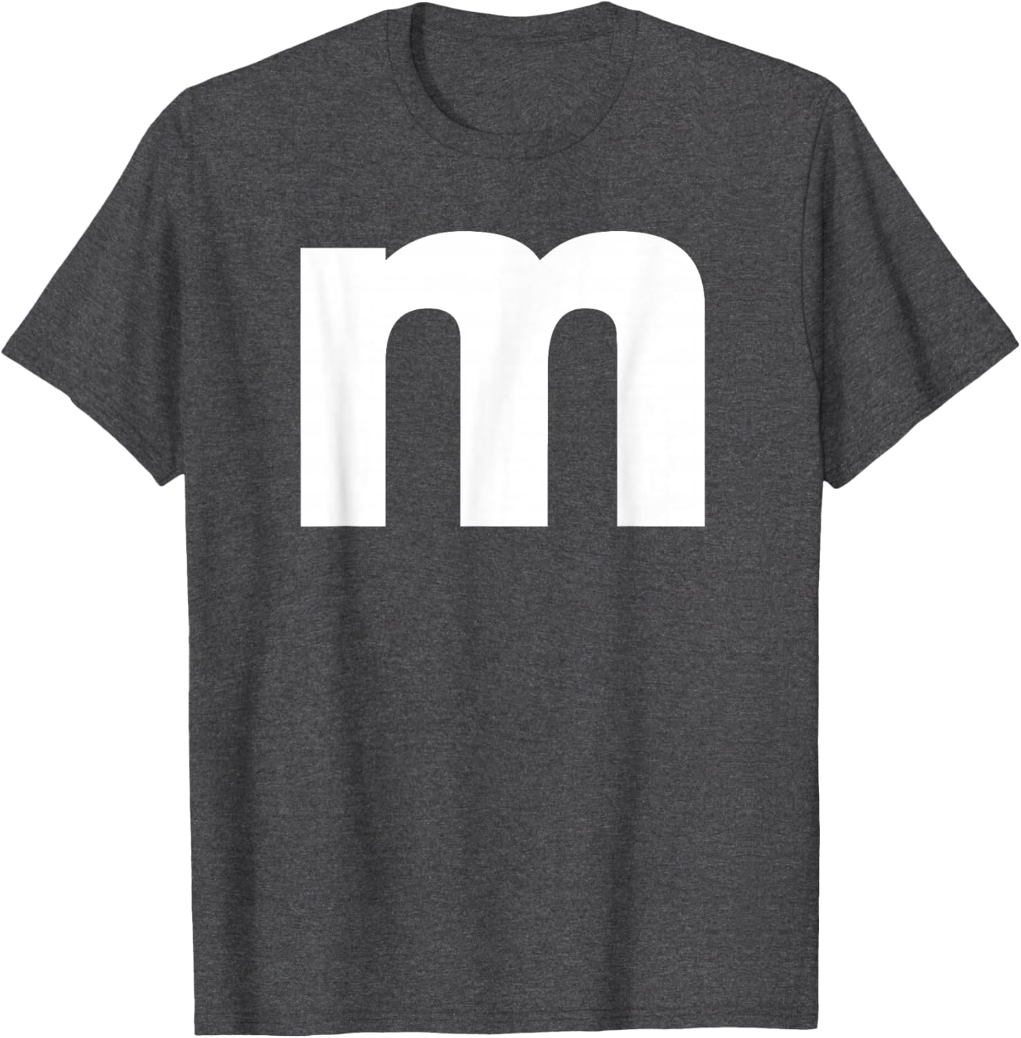 Capital Letter M Halloween T-Shirt for Fun Holiday Outfits - 14