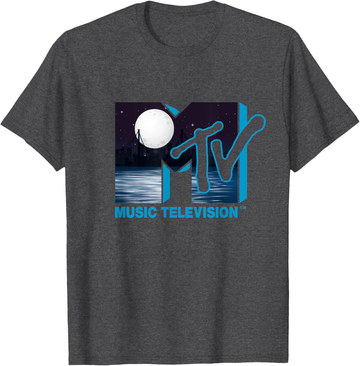 Mademark x MTV Full Moon City Logo T-Shirt - Stylish Graphic Tee - 13
