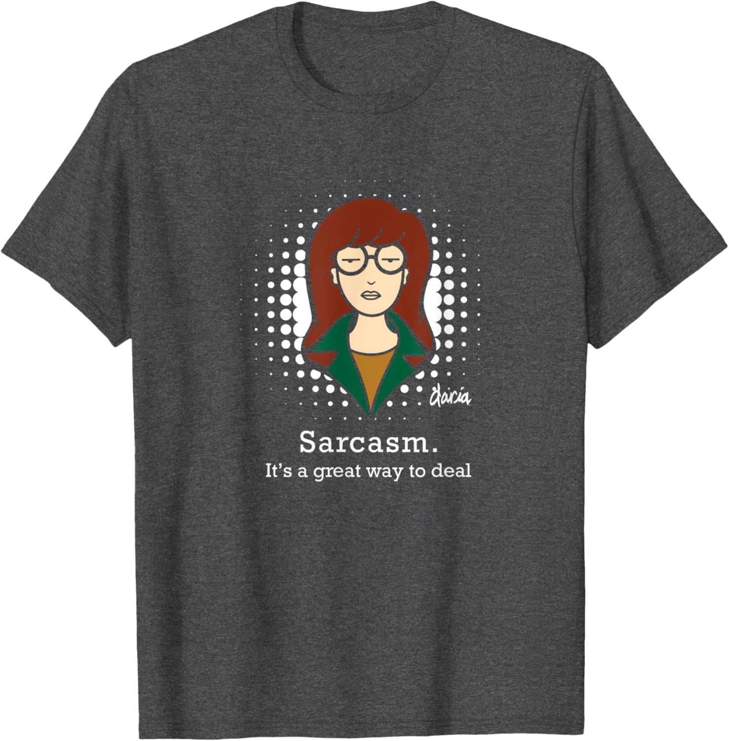 Mademark x Daria Sarcasm T-Shirt Perfect for Humor Lovers and Casual Wear - 5