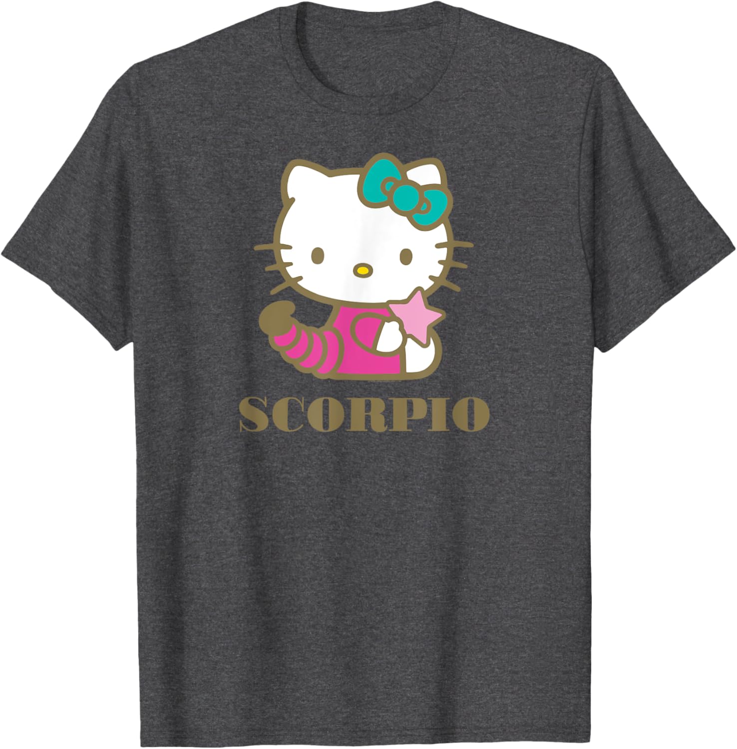 Hello Kitty Scorpio Zodiac T-Shirt for Trendy Fans of Cute Fashion - 21