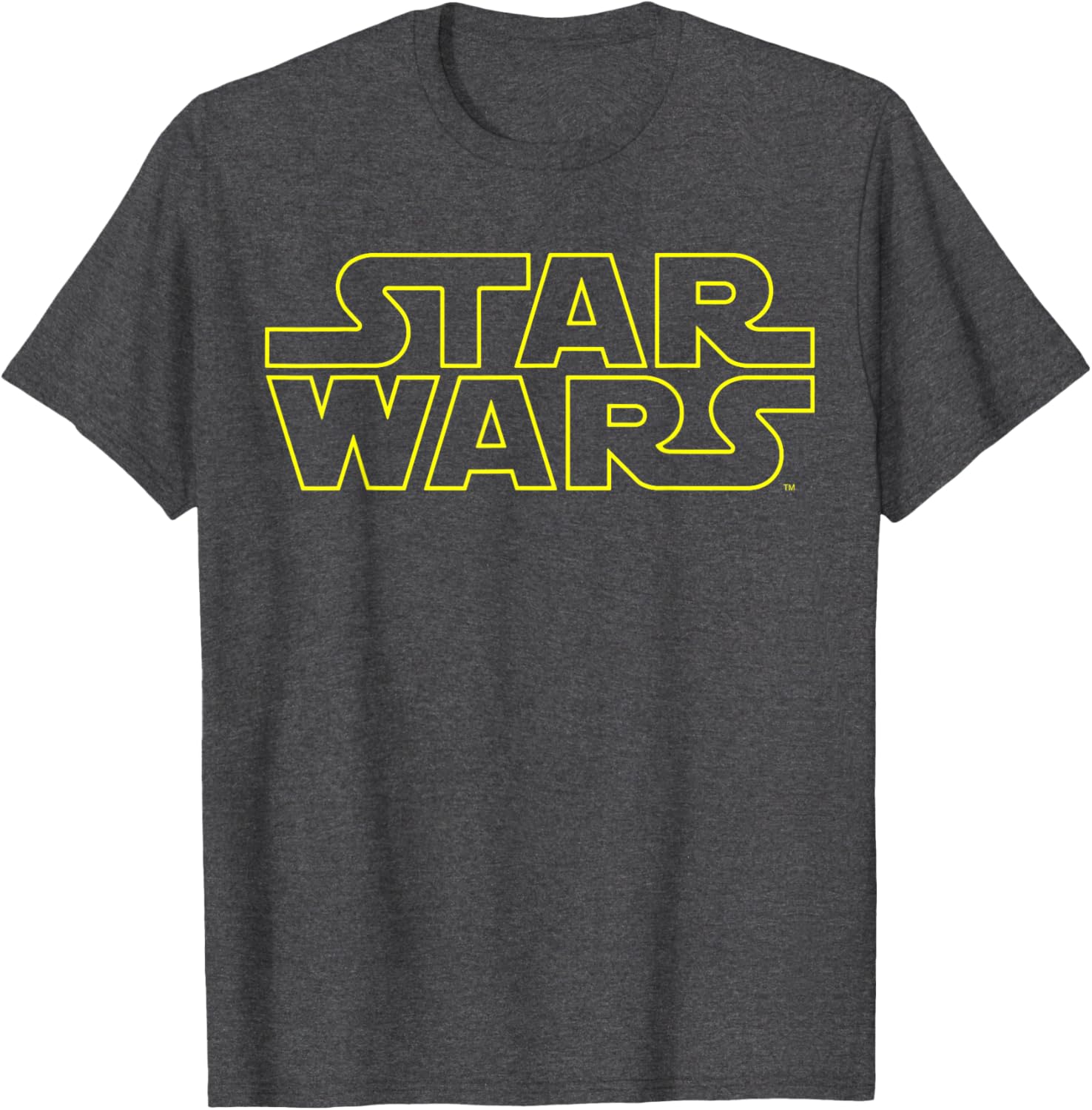 Star Wars Simple Title Logo T-Shirt for Fans | Disney+ Apparel - 6