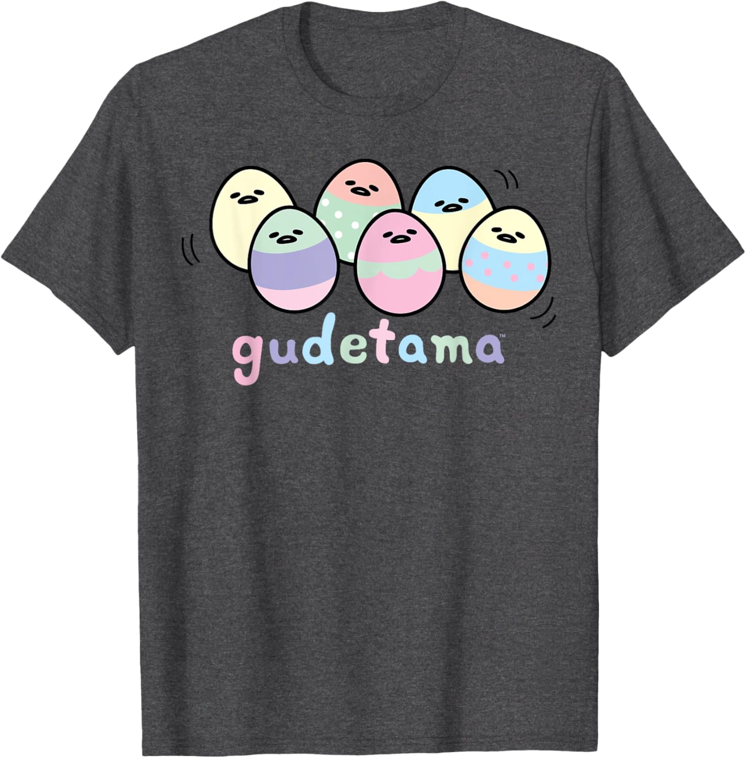 Gudetama Easter Egg T-Shirt Cute Graphic Tee for Eggcellent Fun - 16