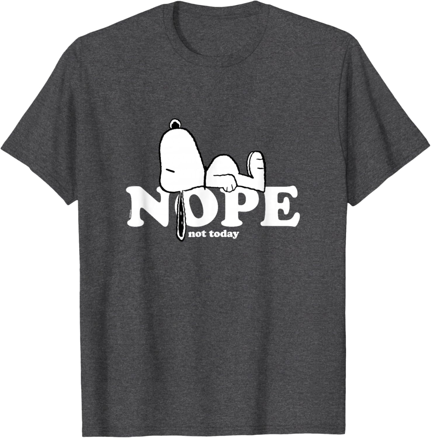 Snoopy Nope T-Shirt Fun Graphic Tee for Casual Wear and Gifts - 7