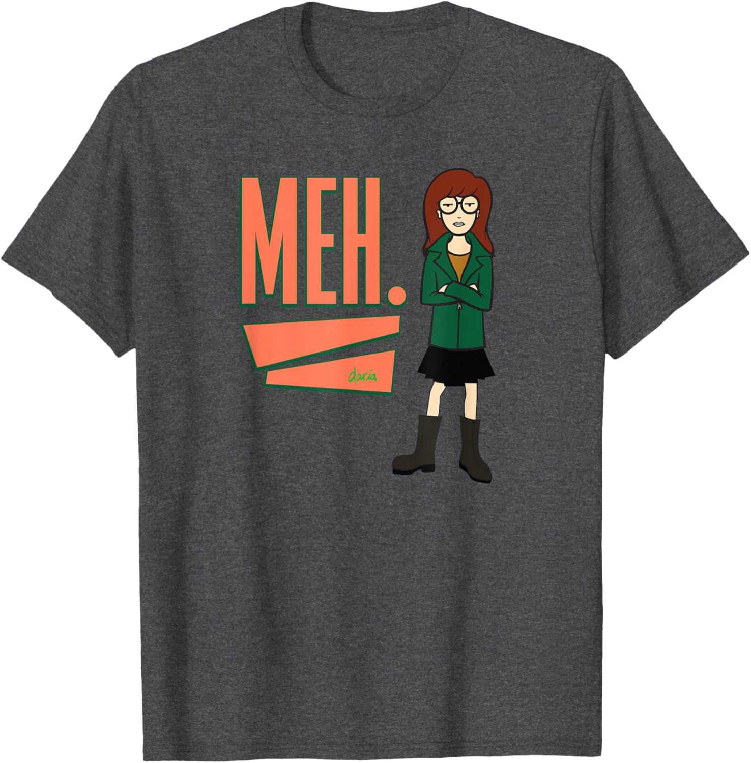 Mademark x Daria Meh T-Shirt Stylish and Comfortable Graphic Tee - 9