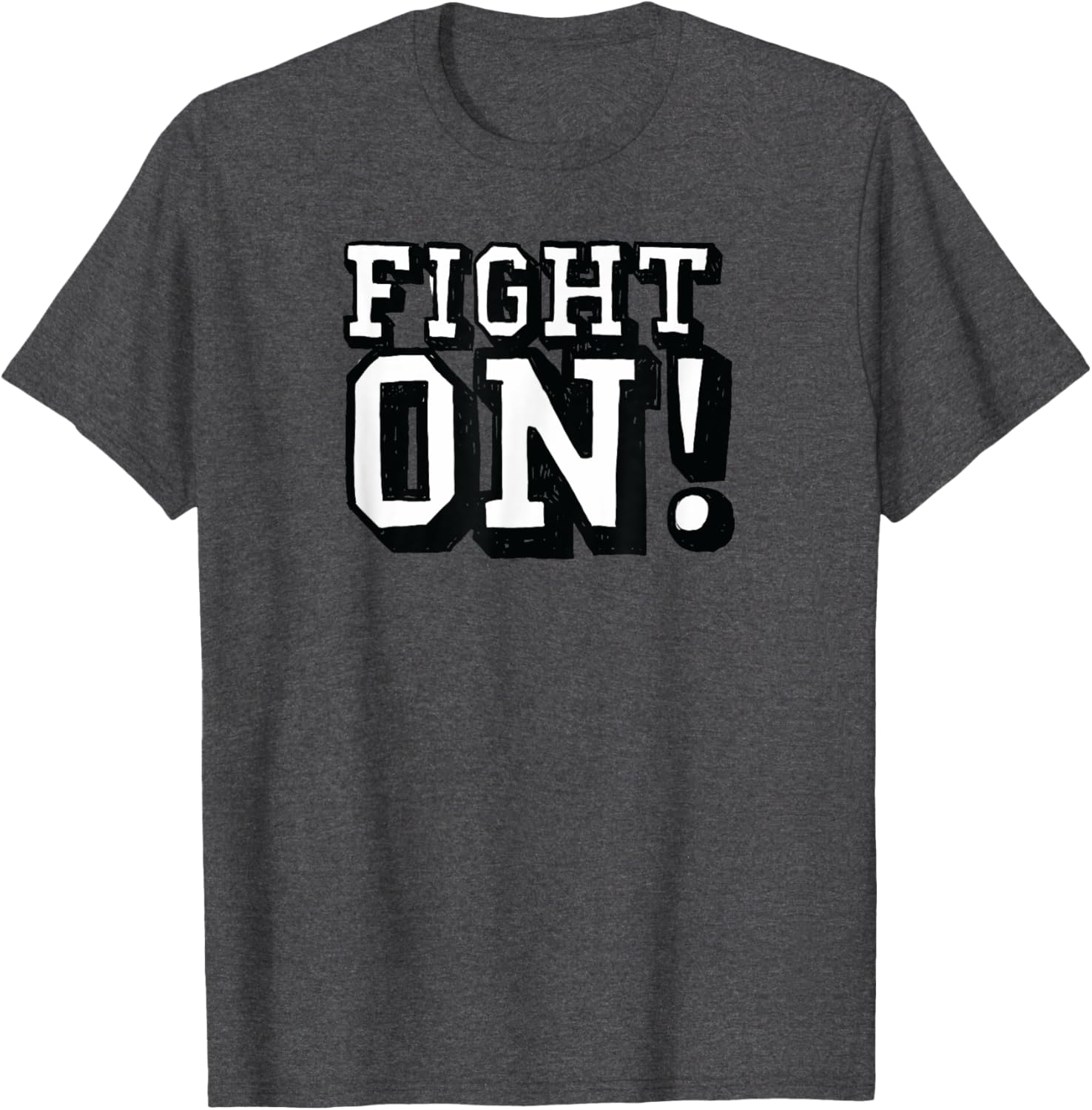 USC Black Cartoon Sketch Fight On T-Shirt for Sports Fans and Outdoors - 6