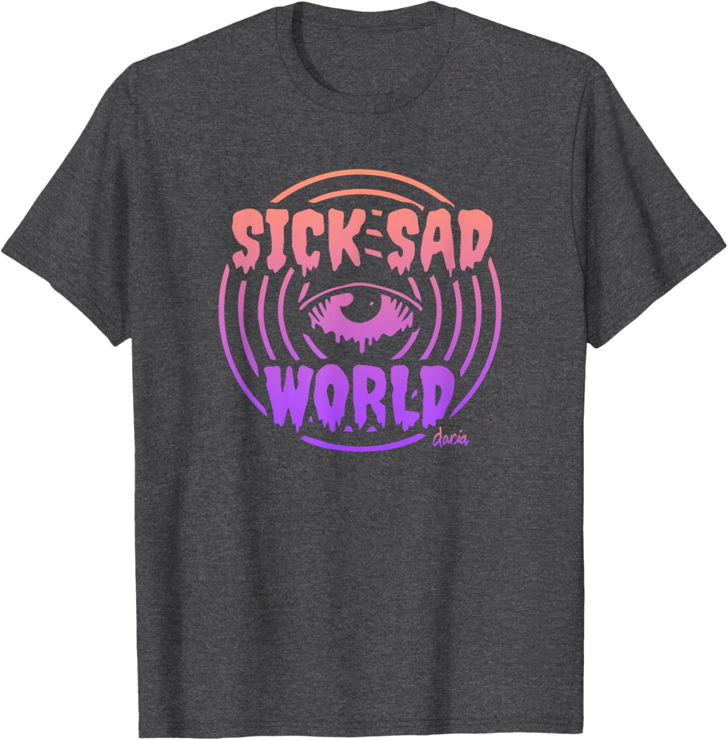 Mademark x Daria Sick Sad World Gradient T-Shirt for Trendy Fashion Lovers - 6
