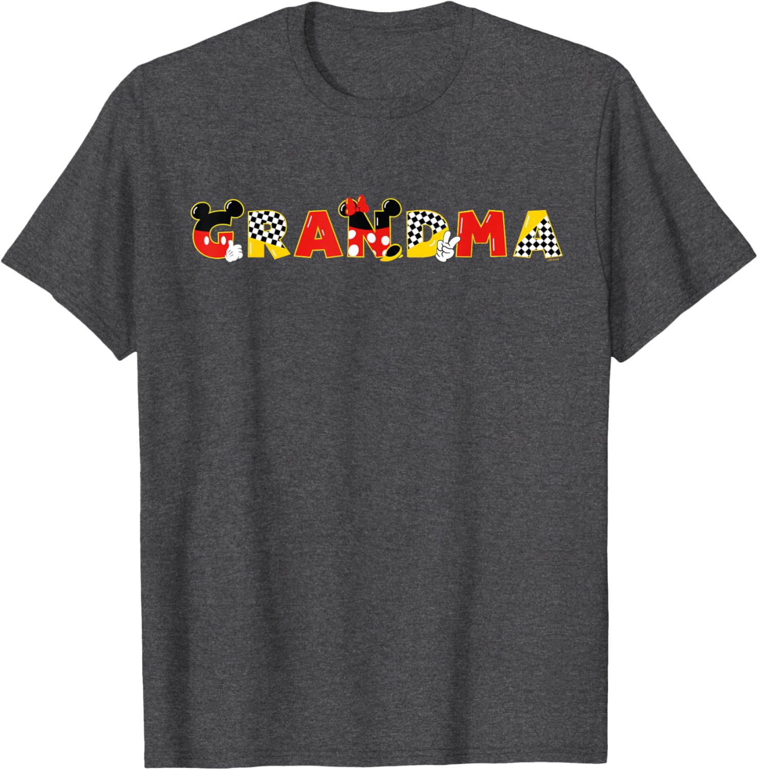 Disney Mickey and Minnie Grandma Gift Family Vacation T-Shirt for Trips - 4