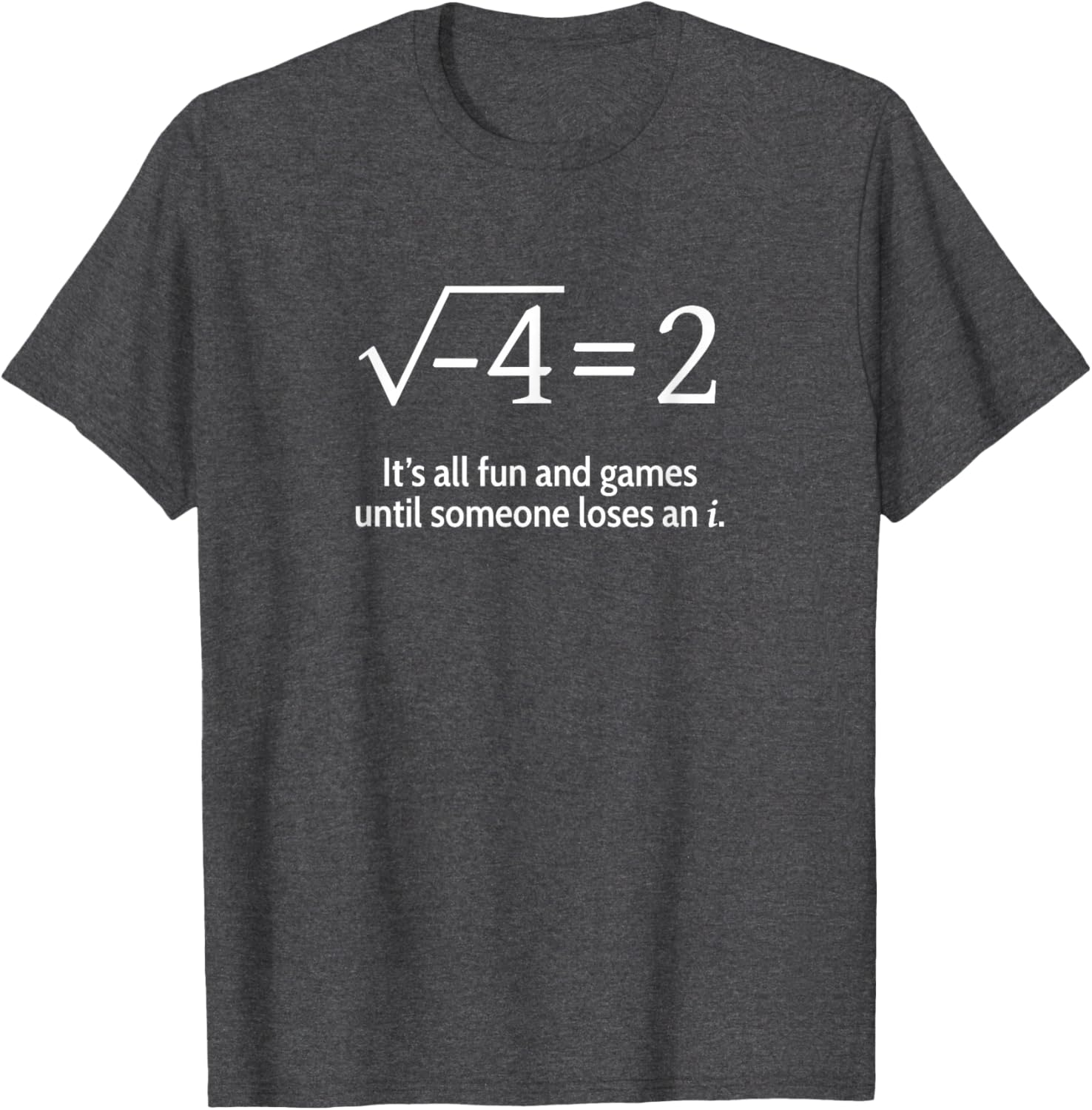 Funny Math T-Shirt Someone Loses An i Short Sleeve for Math Lovers - 2
