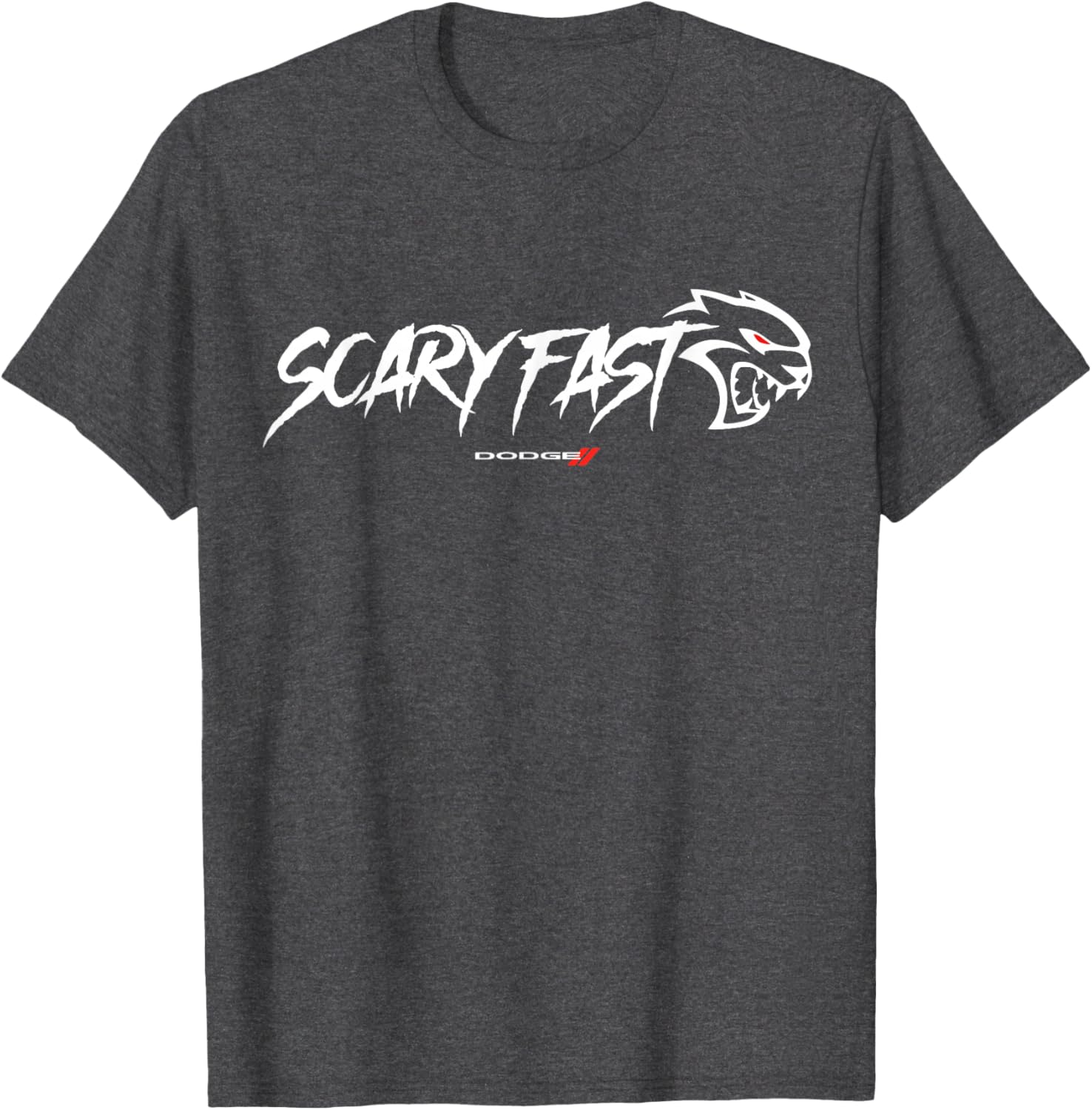 Dodge Hellcat Scary Fast T-Shirt for Car Lovers and Enthusiasts - 7