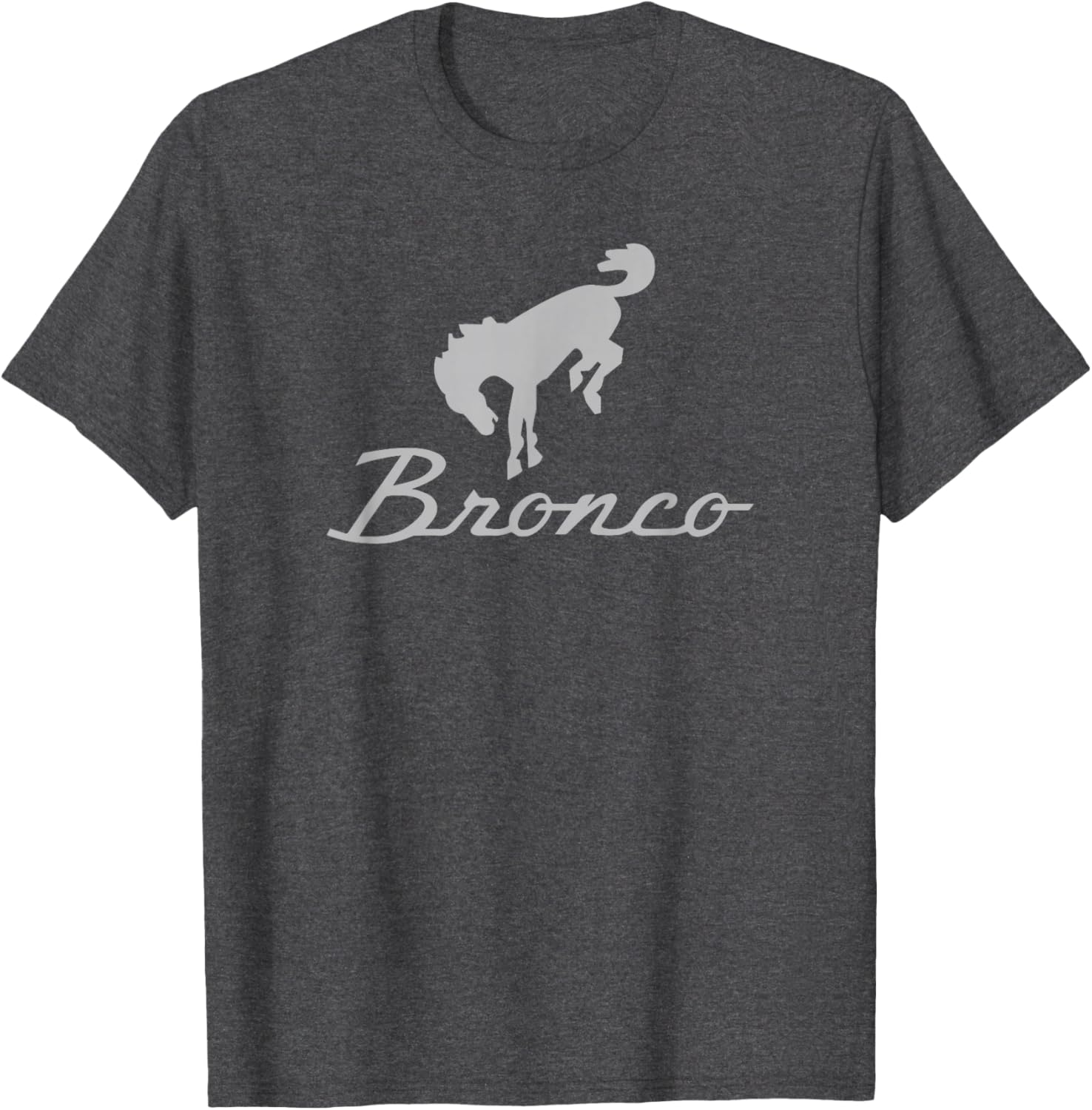 Ford Bronco Gray Logo T-Shirt for Stylish Outdoor Adventures - 8