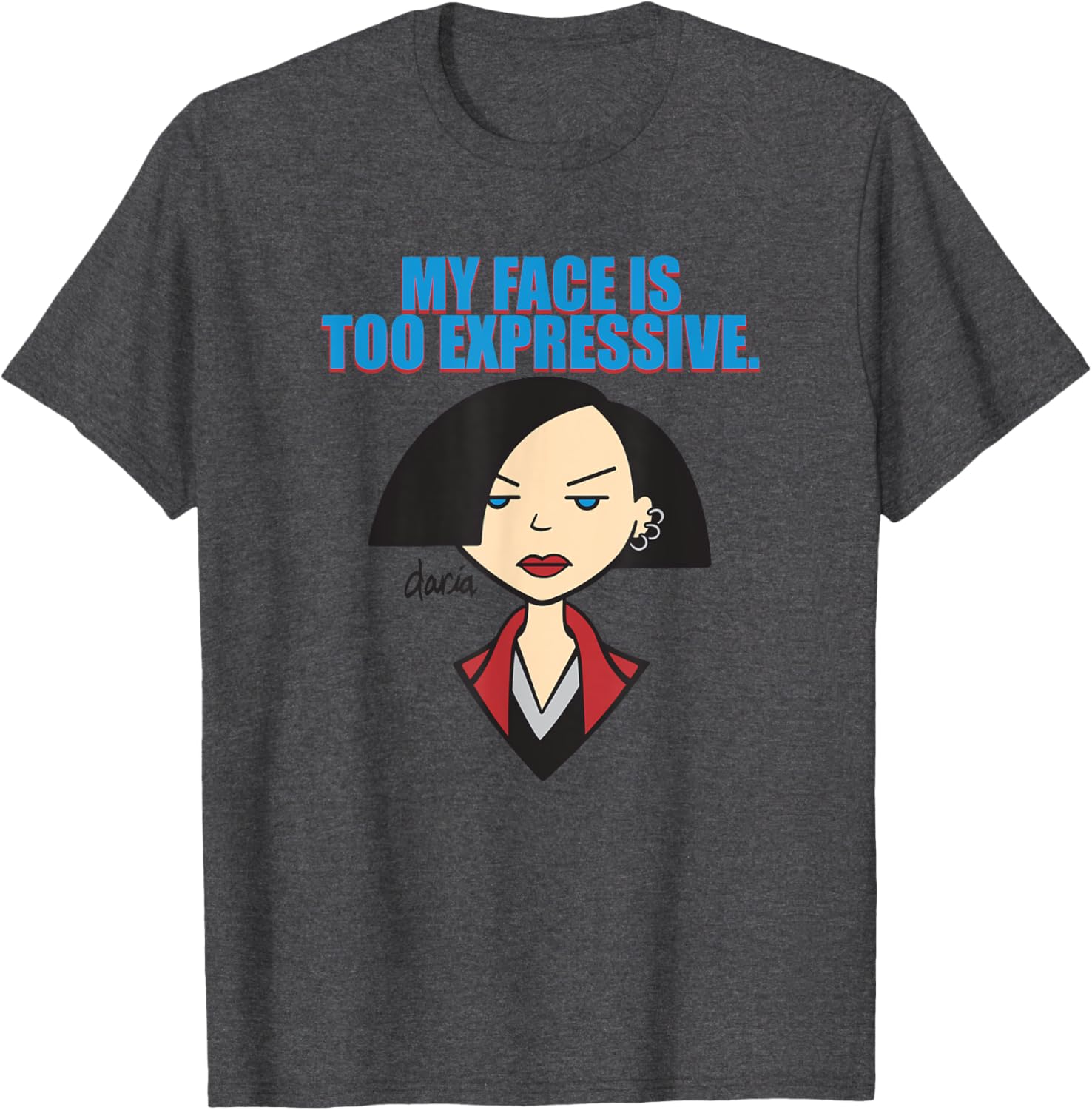 Mademark x Daria My Face is Too Expressive T-Shirt for Fun Fashion - 2