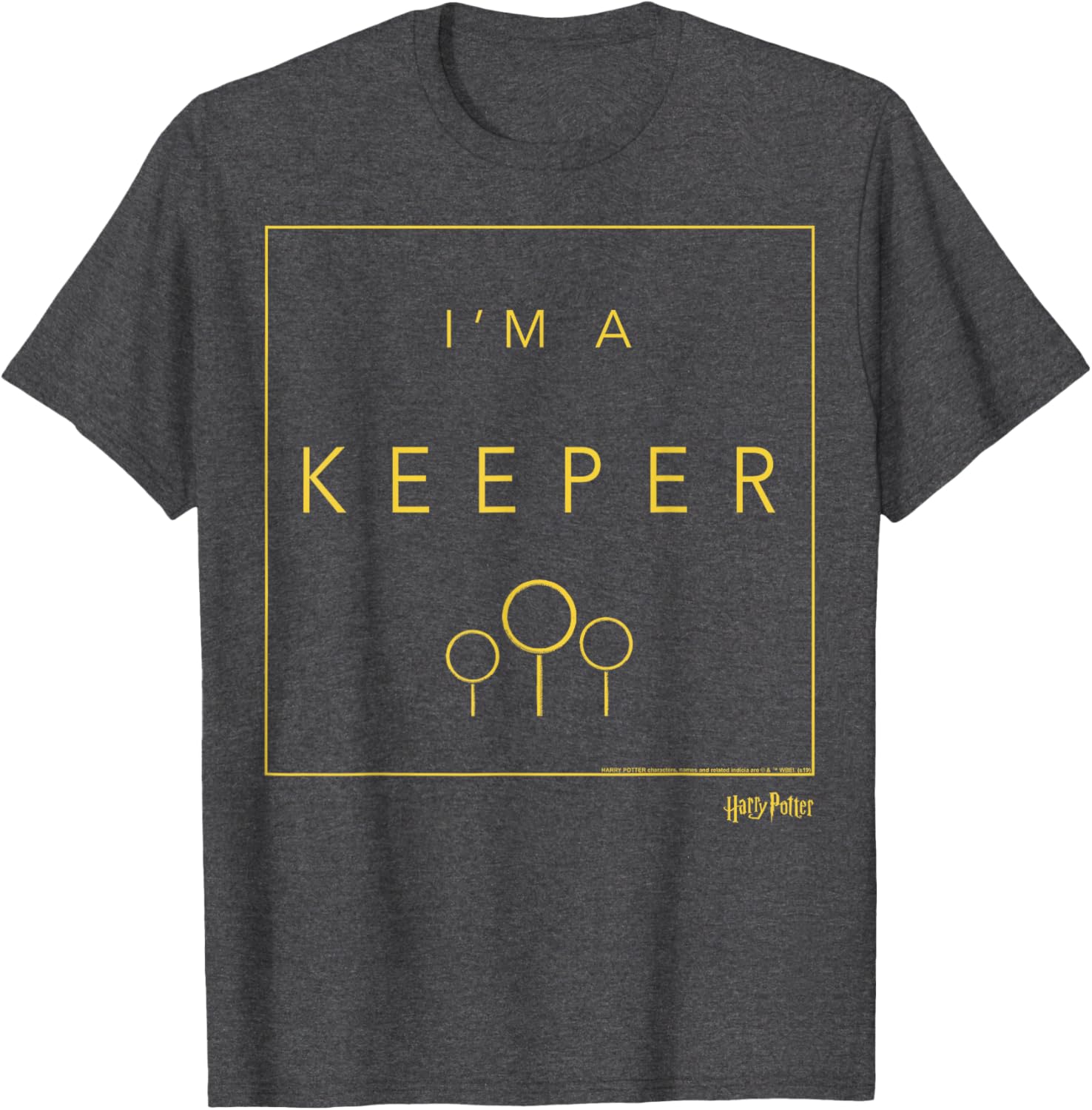 Harry Potter Quidditch I'm A Keeper T-Shirt for Fans and Players - 9