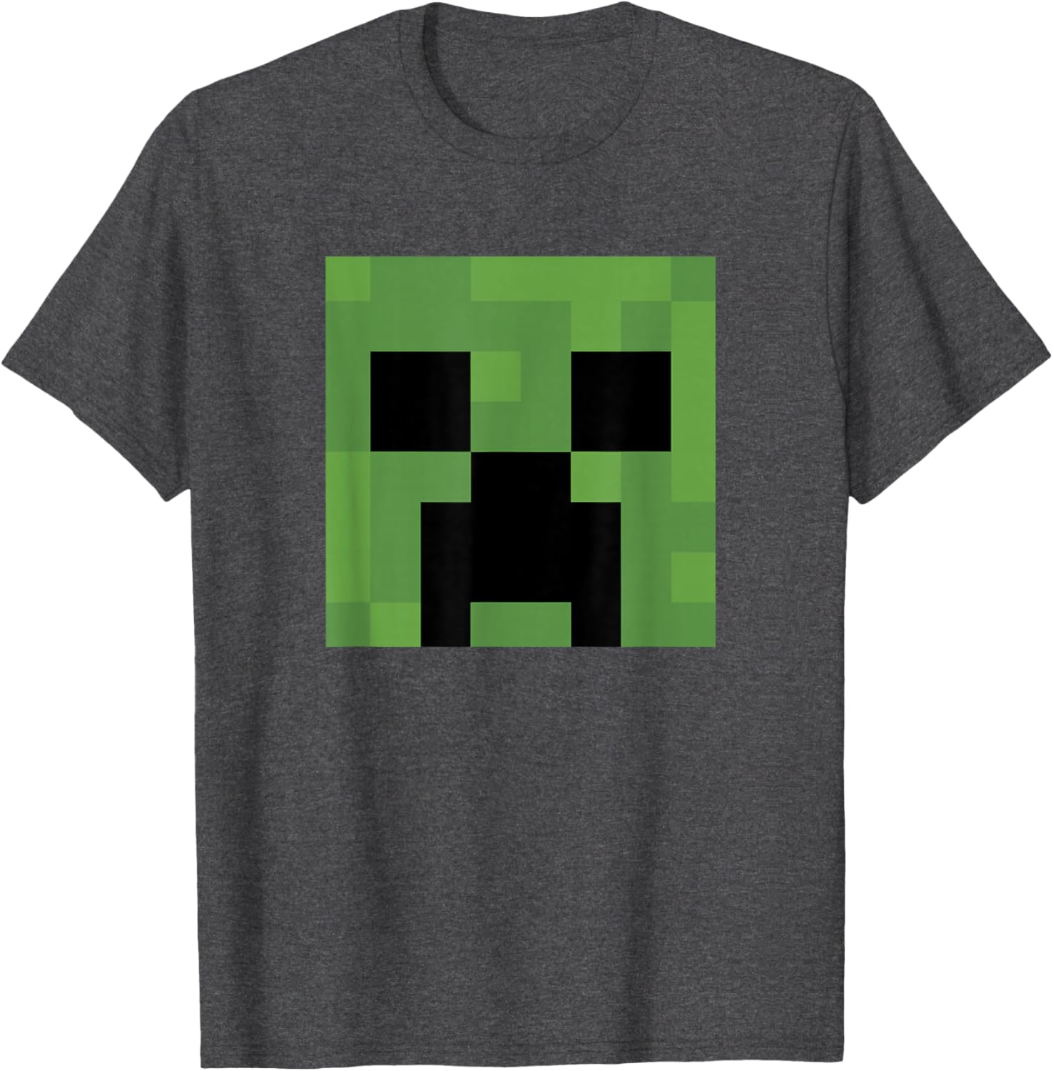 Minecraft Creeper Big Face T-Shirt for Gamers and Fans of All Ages - 11