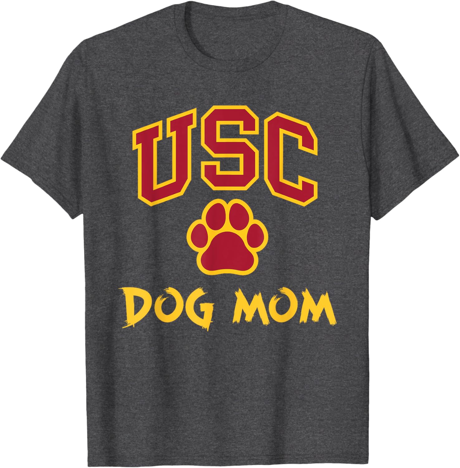 USC Southern Cal Dog Mom Pet Lover T-Shirt for Sports Fans - 4
