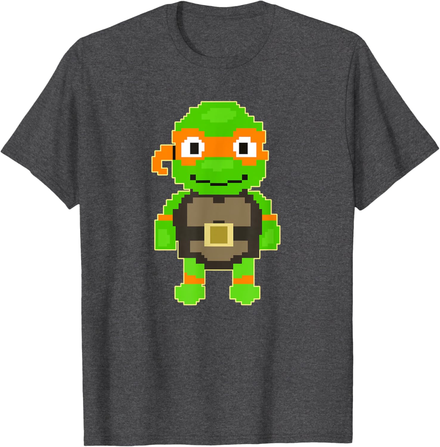 Mademark Michelangelo Pixel Art T-Shirt for Teenage Mutant Ninja Turtles - 1