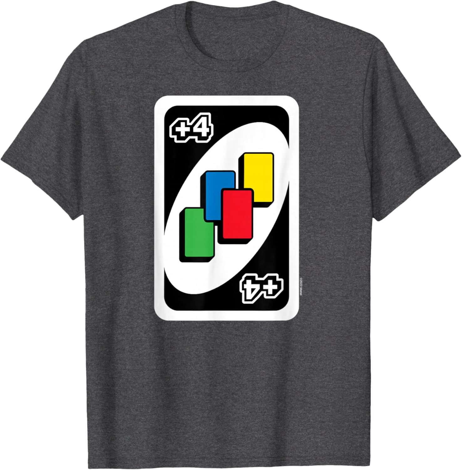 UNO Draw Four Card T-Shirt Fun Casual Wear for Game Lovers - 4